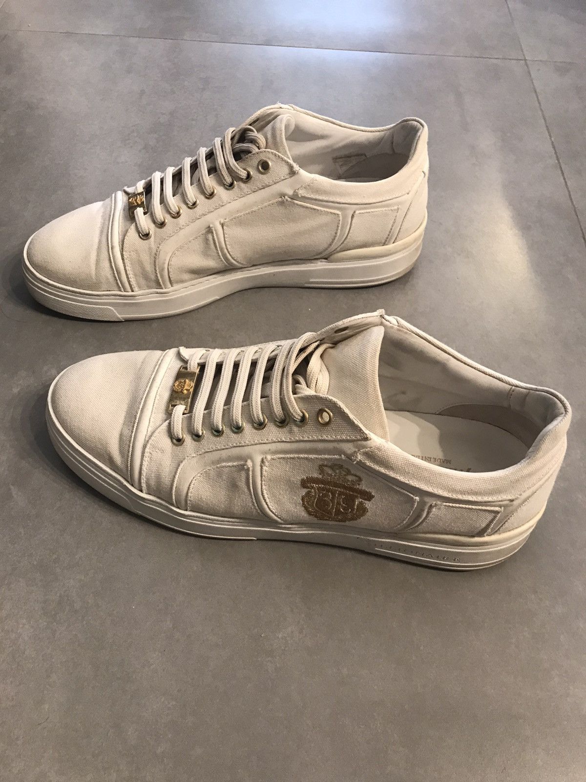Billionaire Couture Billionaire white sneakers Size US 11 / EU 44 - 5 Thumbnail