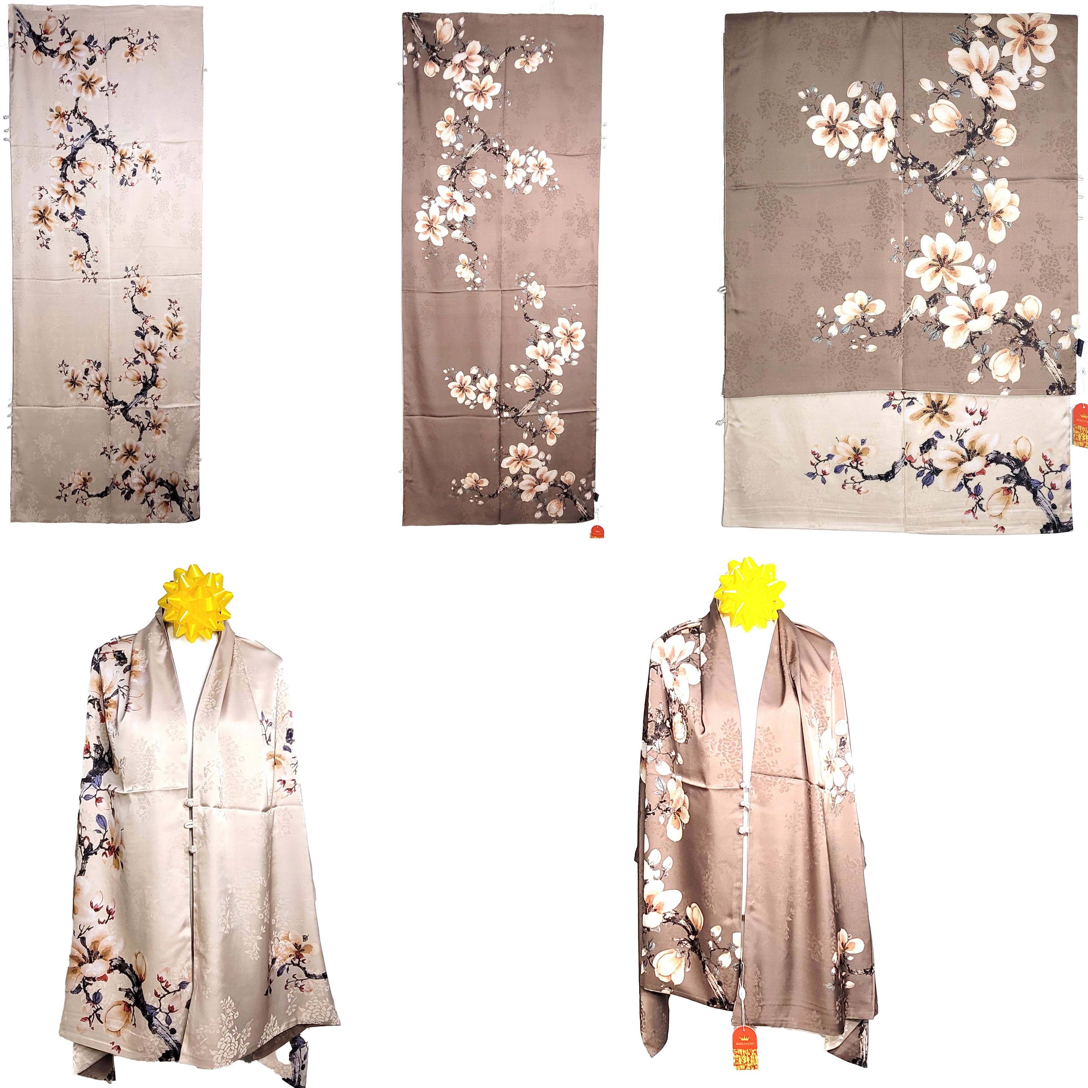 Other NWT Double-Sided Double-Layer Long Silk Scarf 27"x70" PK5997 Size ONE SIZE - 1 Thumbnail