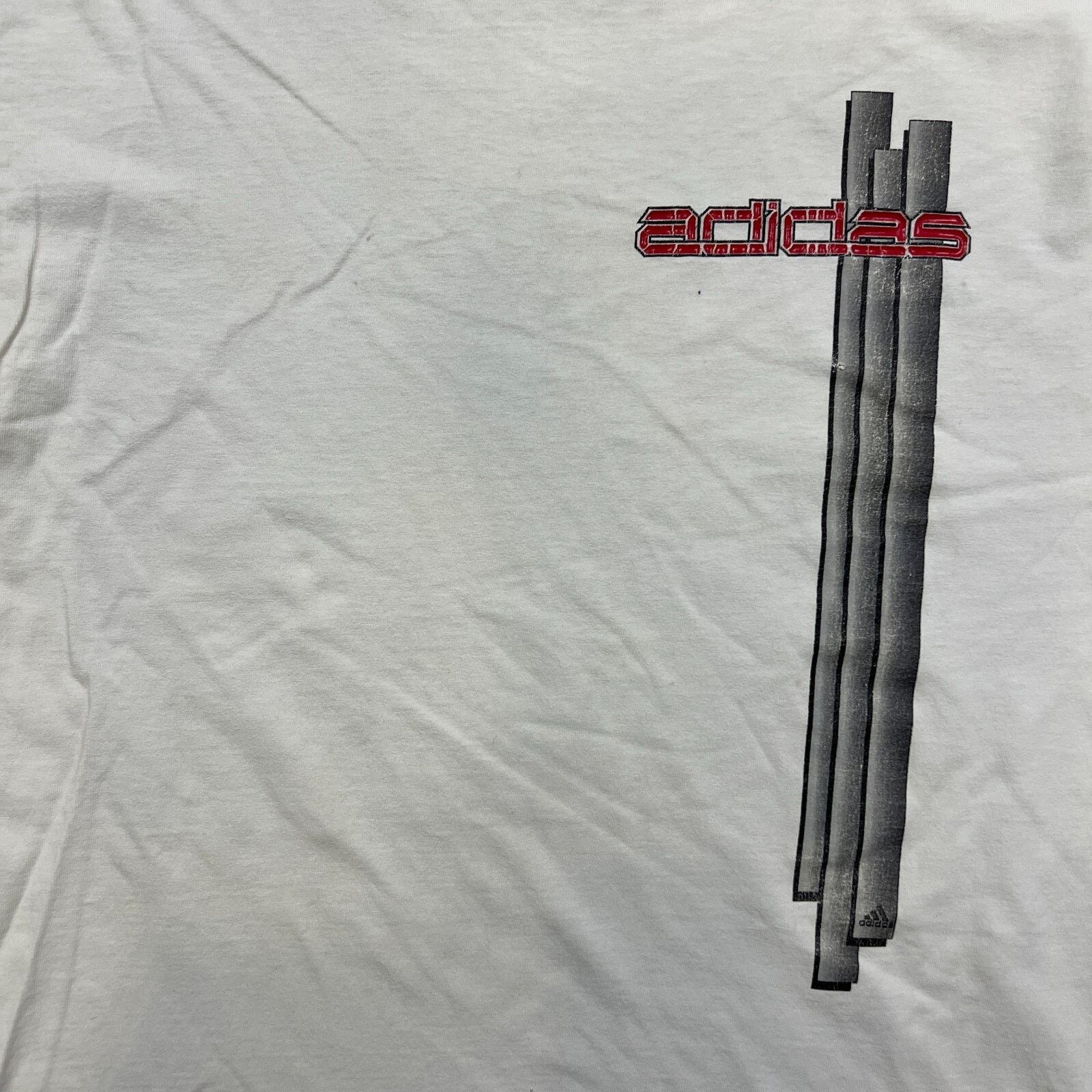 Adidas Vintage Adidas Long Sleeve Shirt 3 Stripes Graphic 90s Tee Size US L / EU 52-54 / 3 - 3 Thumbnail