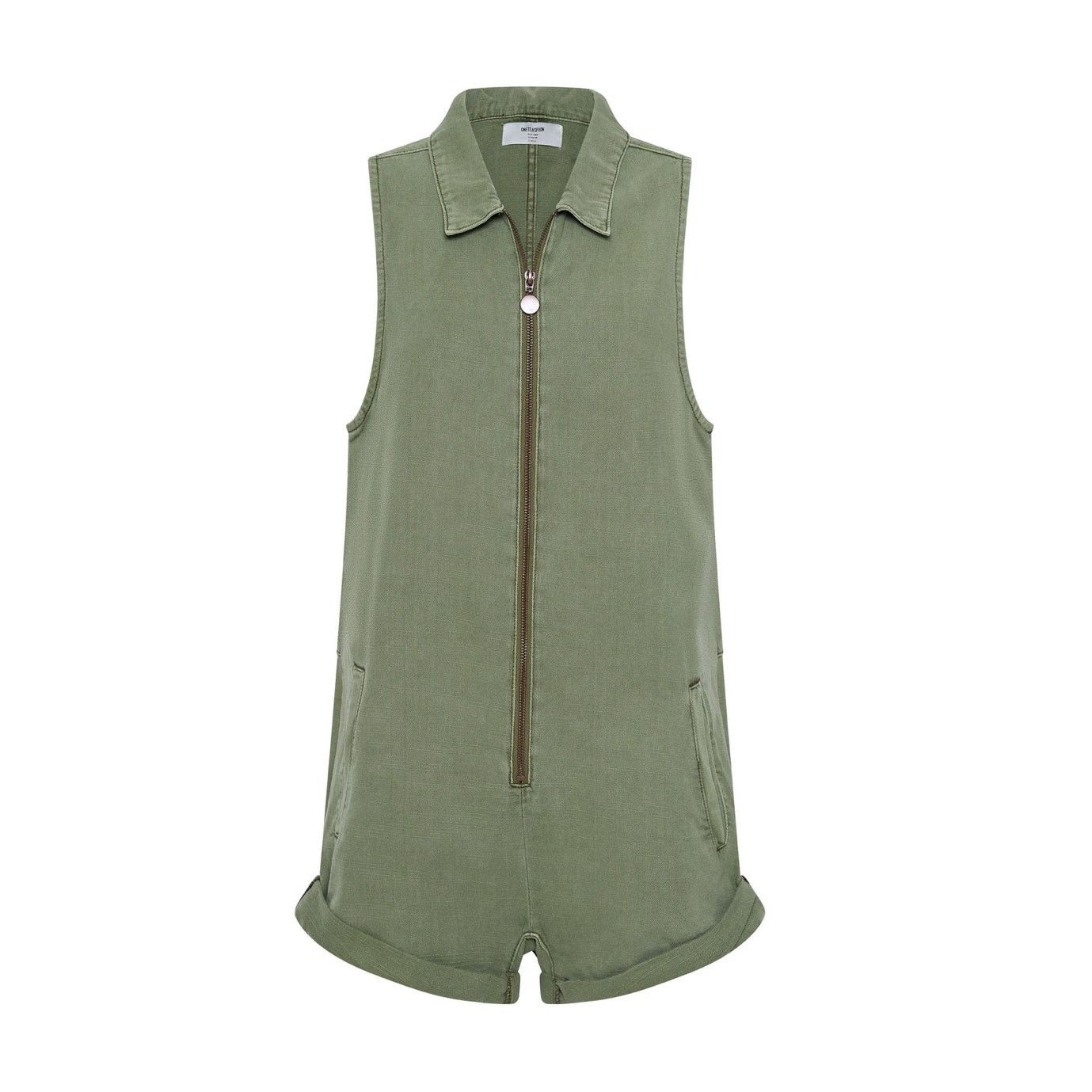 One Teaspoon One Teaspoon, Braxton Mini Utility Jumpsuit, NWT, Large Size 31" - 3 Thumbnail