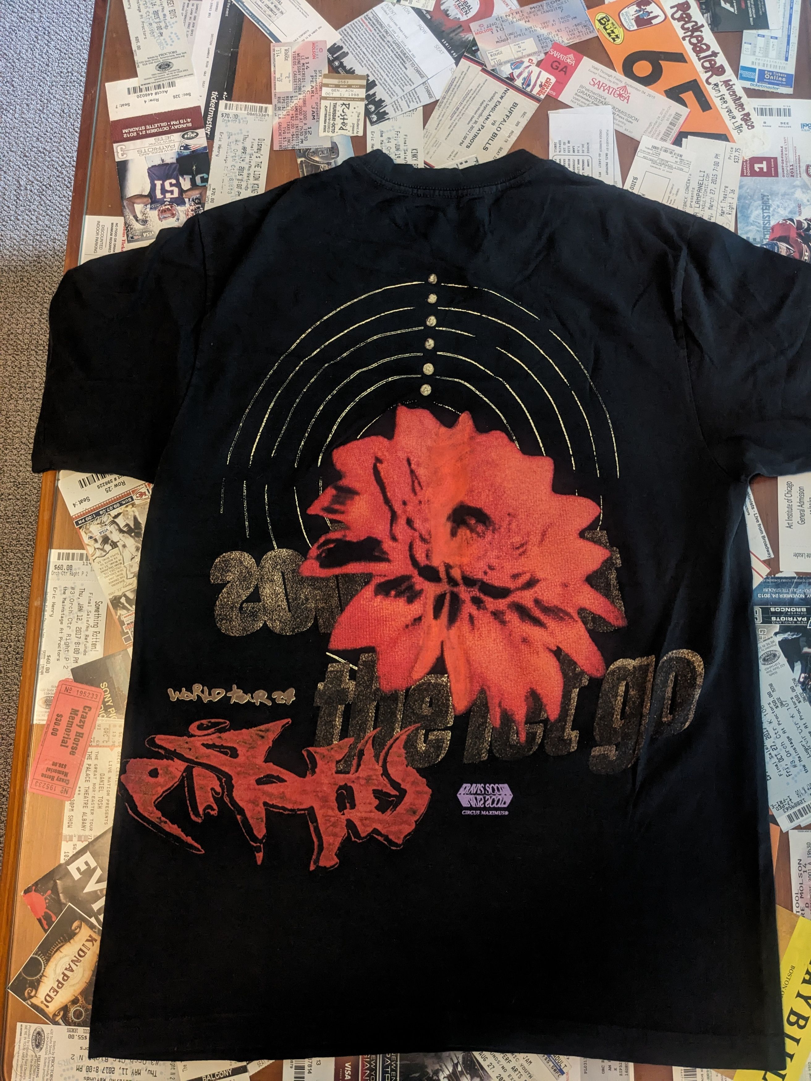 Travis Scott Cactus Jack by Travis Scott Delresto Tee 'Black' Size US M / EU 48-50 / 2 - 6 Thumbnail