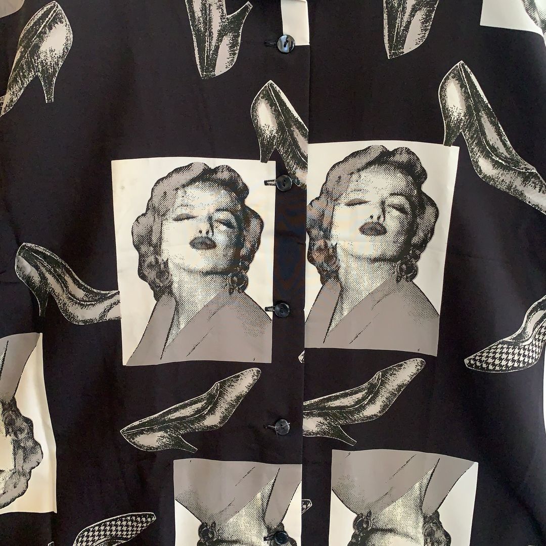 Individualized Shirts × Vintage Vintage 80s Marilyn Shirt Size US L / EU 52-54 / 3 - 2 Thumbnail