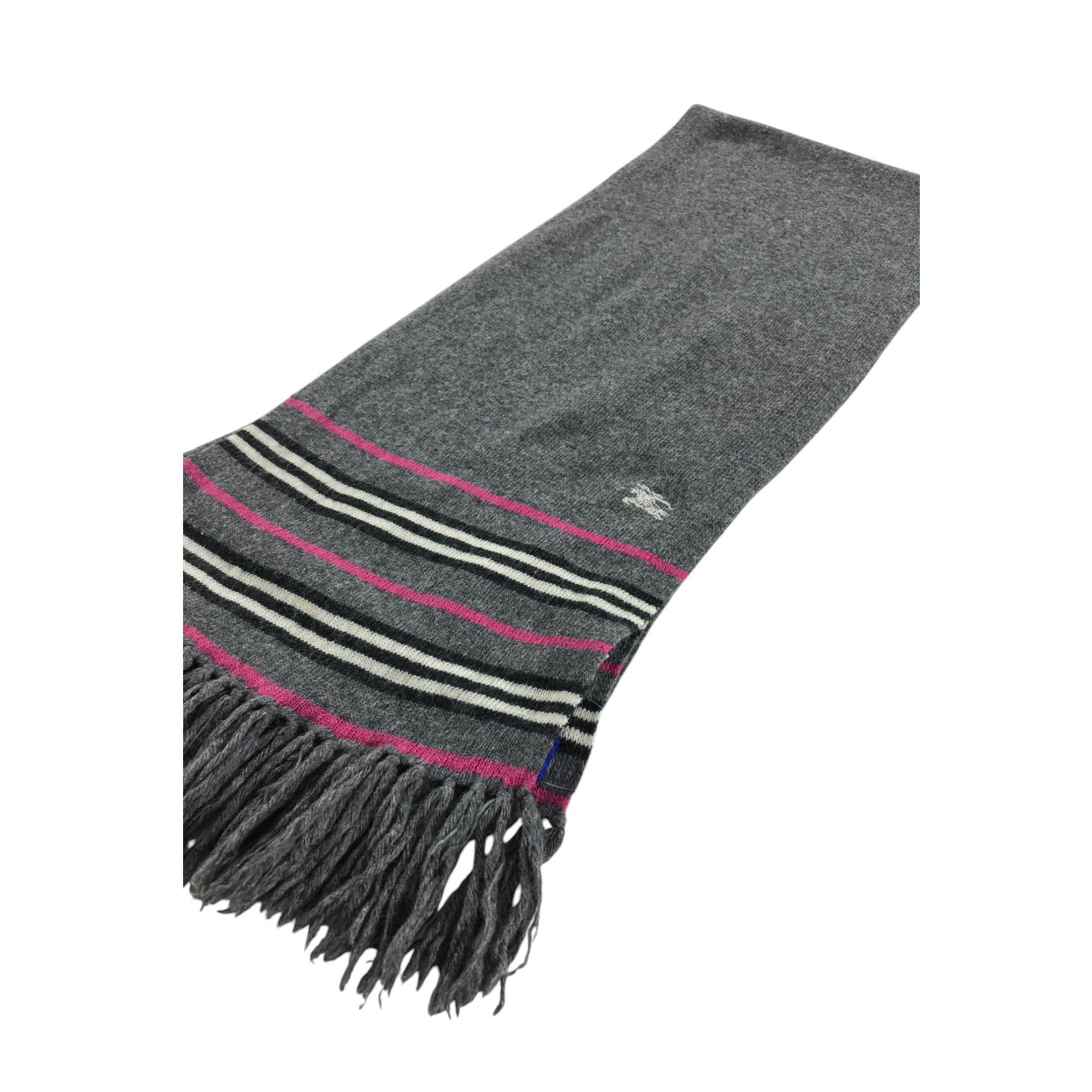 Burberry × Vintage Burberry Scarf / Muffler / Neckwear - WW2695 Size ONE SIZE - 3 Thumbnail