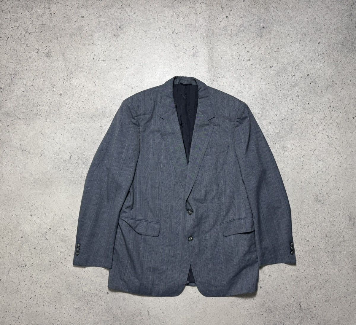 Burberry Burberrys Vintage Wool Suit Blazer & Pants Size 44R - 2 Thumbnail
