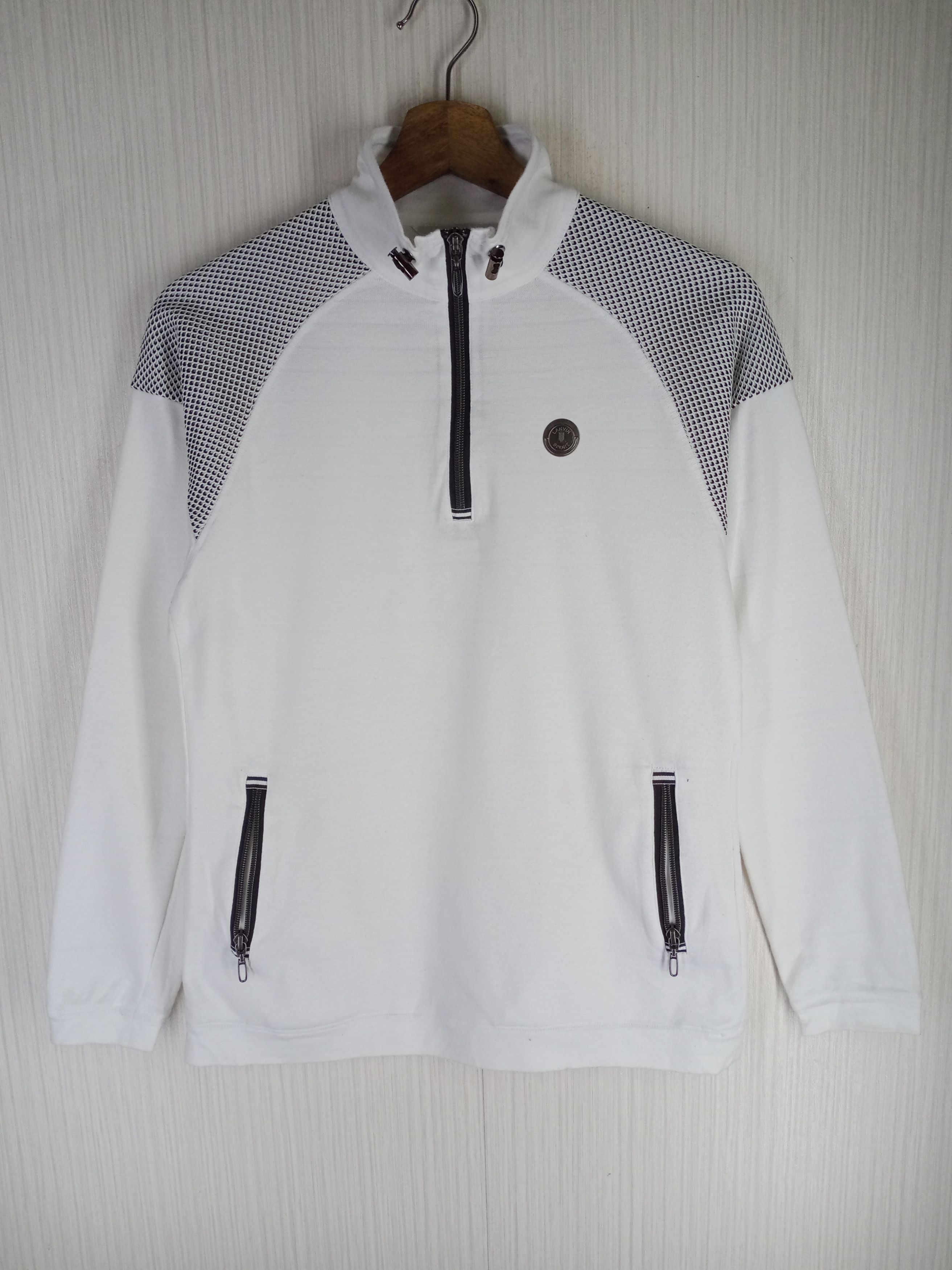 Lanvin RARE LANVIN SPORT SWEATER PULLOVER HALF ZIPPER Size US M / EU 48-50 / 2 - 2 Thumbnail