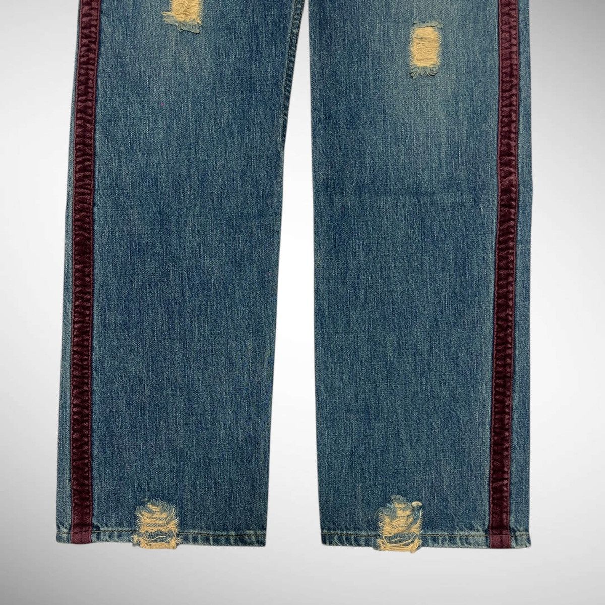 Undercover Undercoverism 2002AW ‘Witch’s Cell Division’ Velvet Denim Size US 30 / EU 46 - 4 Thumbnail
