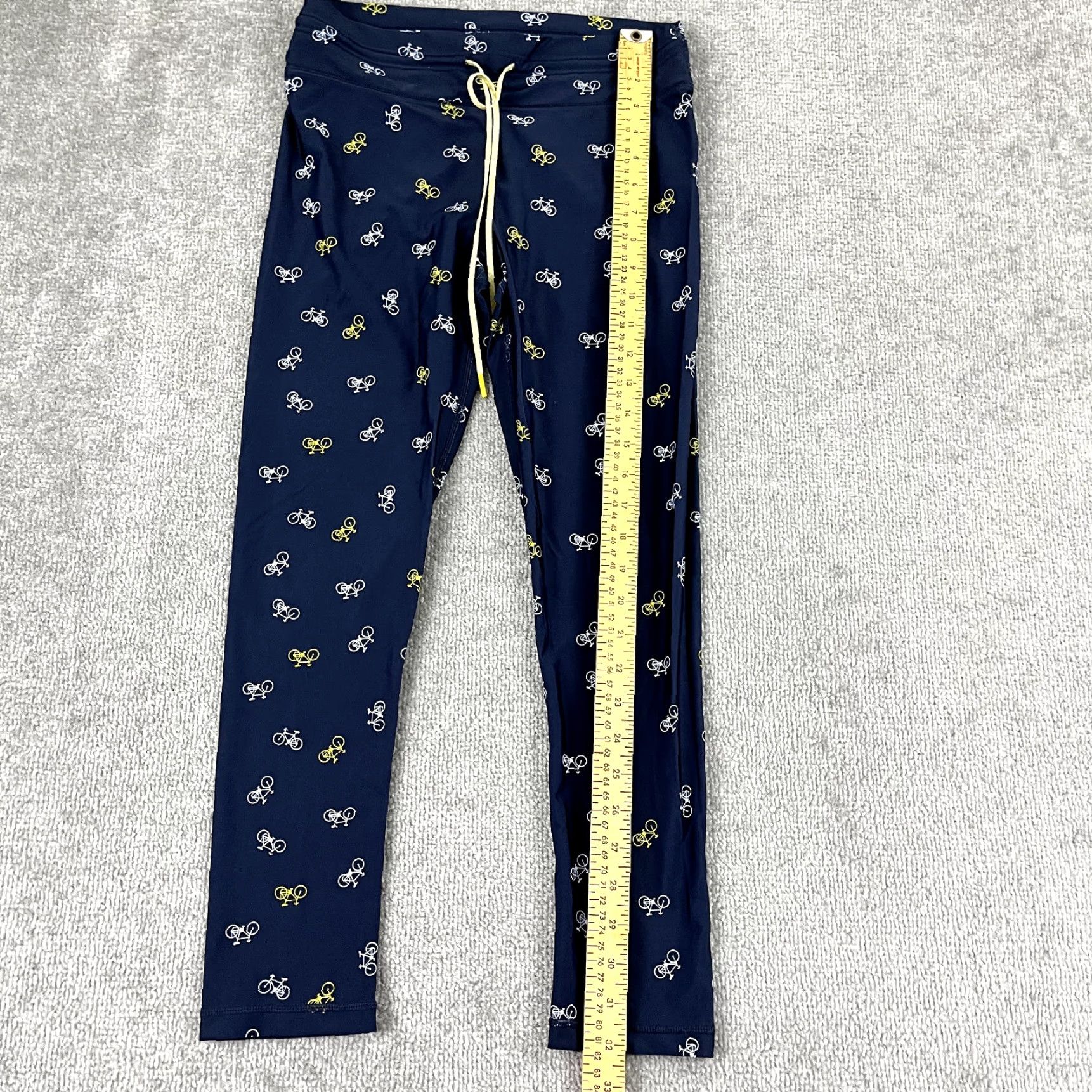 The Upside SOULCYCLE x THE UPSIDE Leggings Womens Small Cropped 24" Navy Blue Workout Gym Size 28" / US 6 / IT 42 - 3 Thumbnail