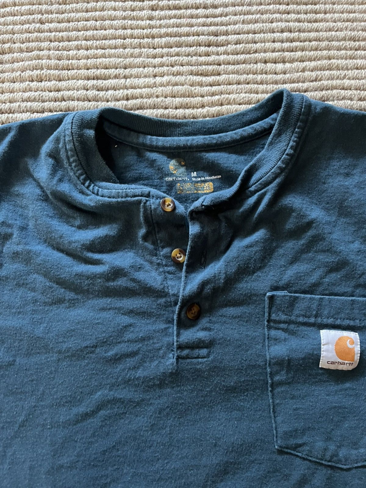 Carhartt Carhartt Henley Tshirt Size US M / EU 48-50 / 2 - 2 Thumbnail