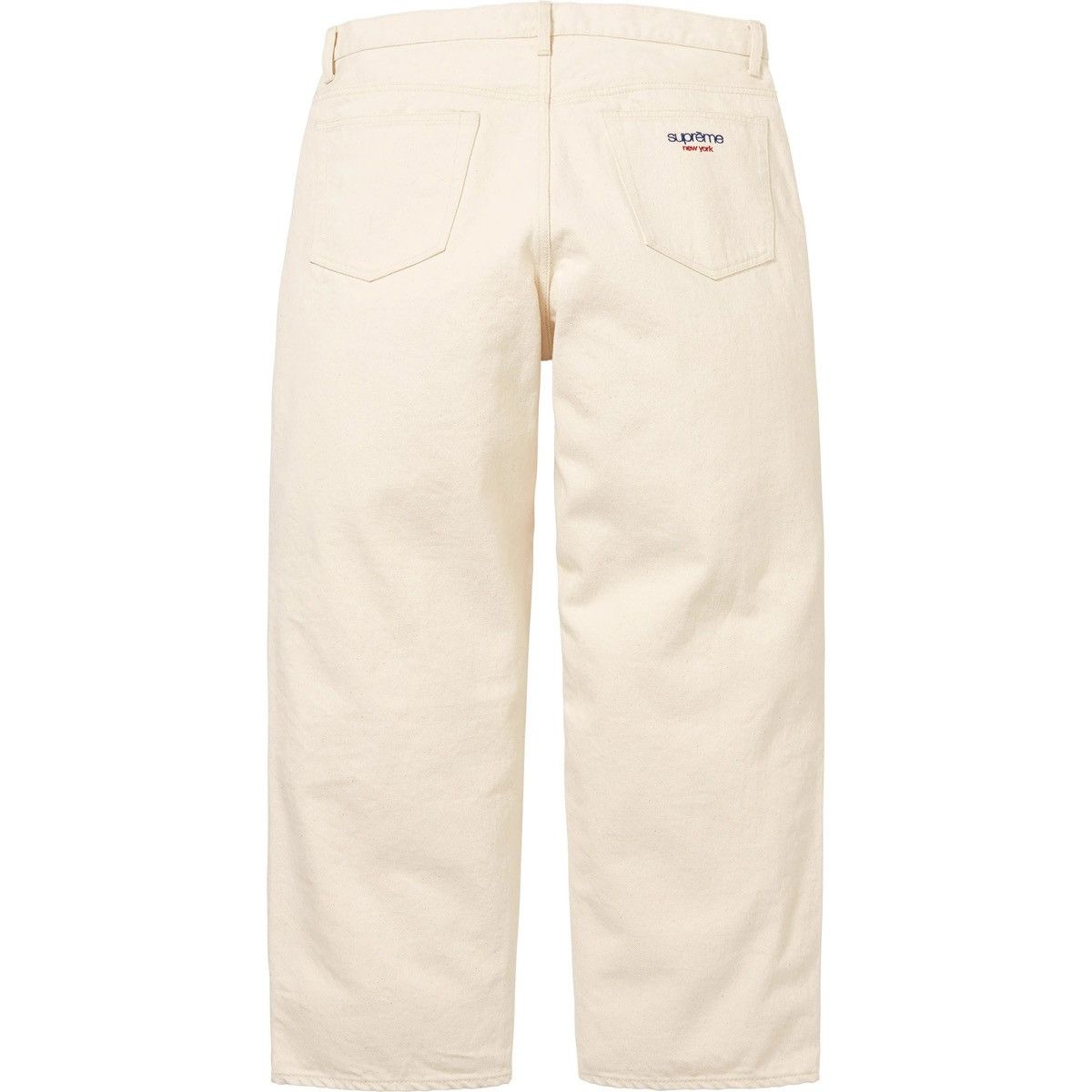 Supreme Supreme BAGGY SELVEDGE JEAN Size 34 Natural Denim SS25 Size US 34 / EU 50 - 2 Thumbnail