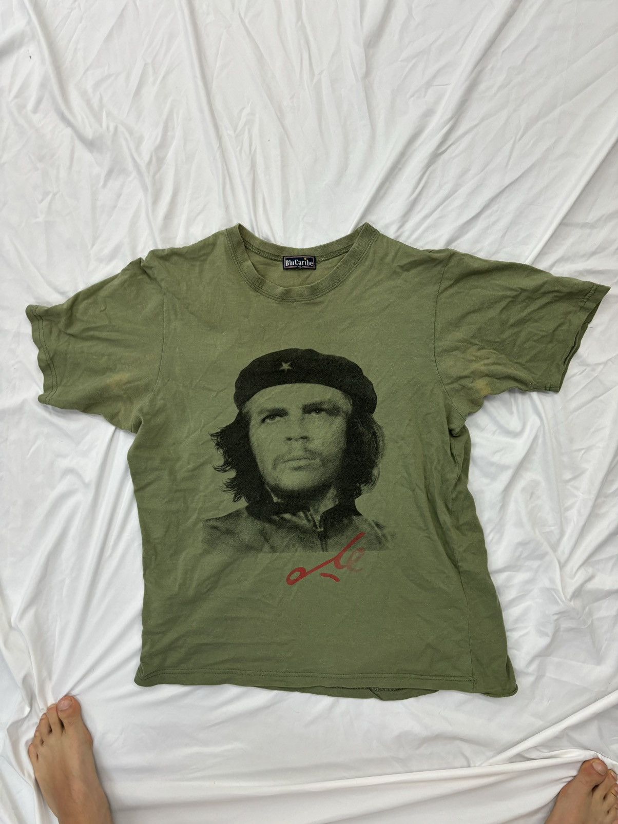 Vintage Vintage Che Guevara Faded Olive tshirt Size US L / EU 52-54 / 3 - 3 Thumbnail