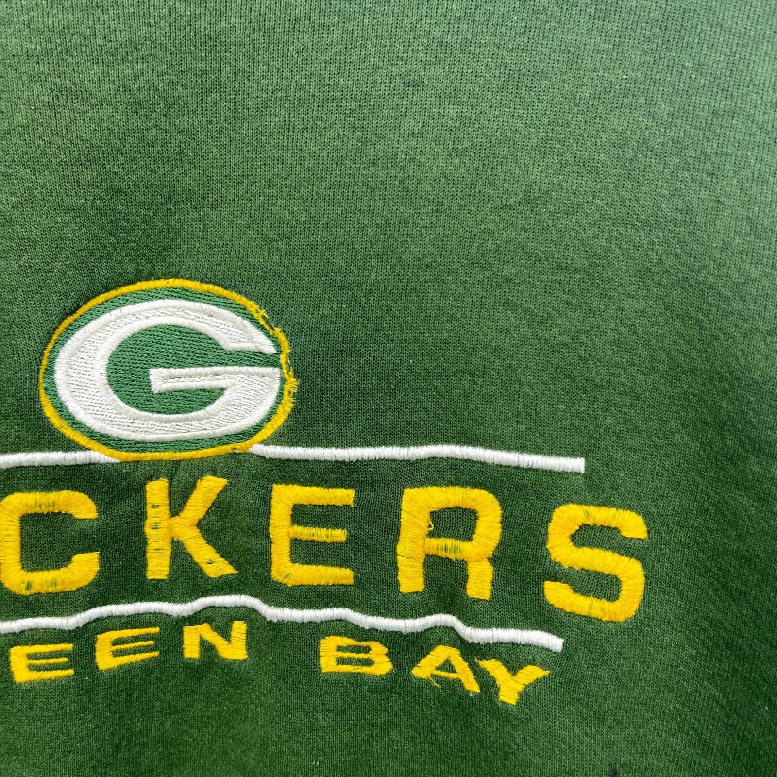 Other Vintage 90s Green Bay Packers Sun Faded Sweatshirt Large Size ONE SIZE - 3 Thumbnail