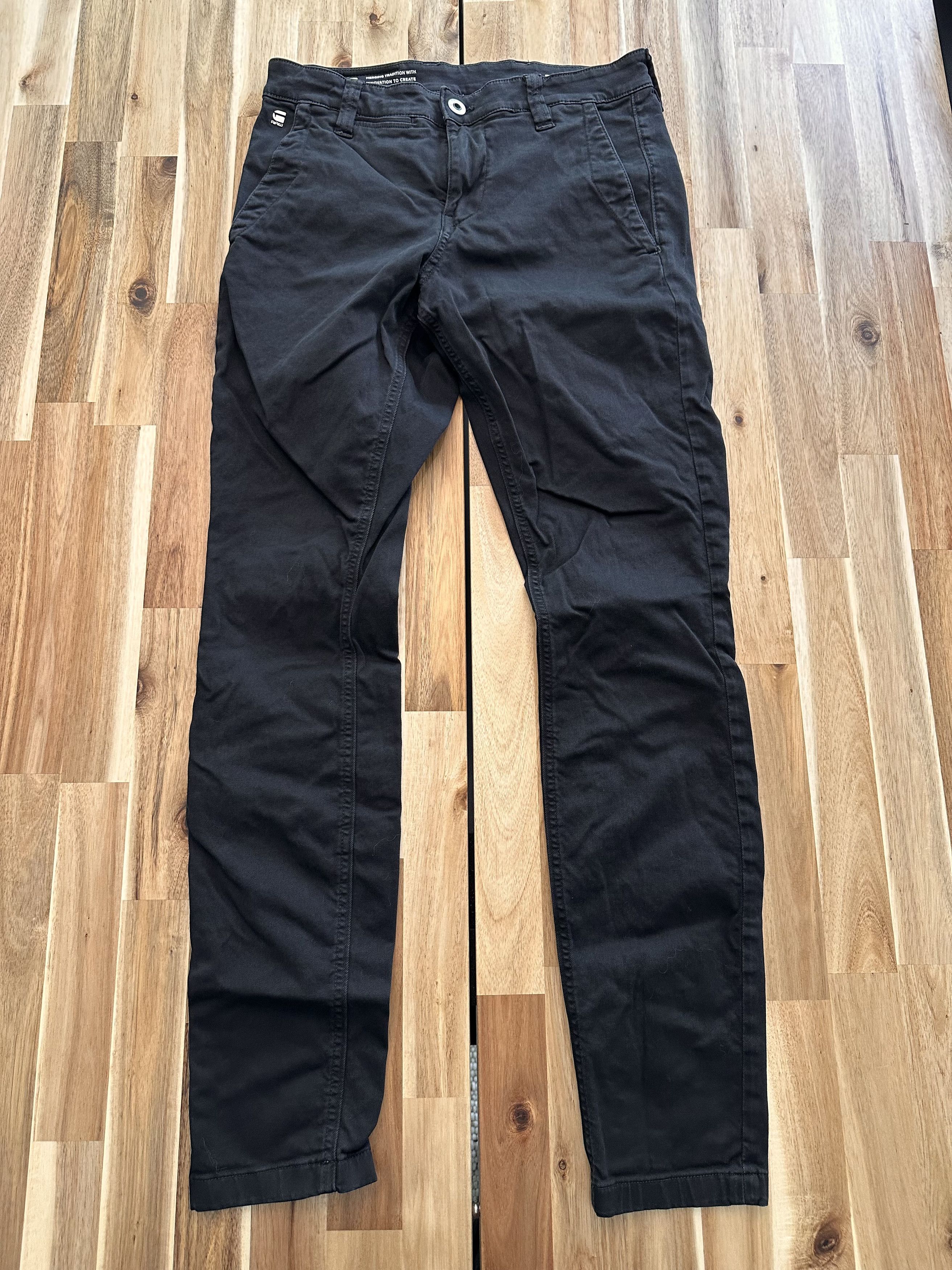 G-Star G Star Skinny Chinos Black 30 x 34 Size US 30 / EU 46 - 1 Thumbnail