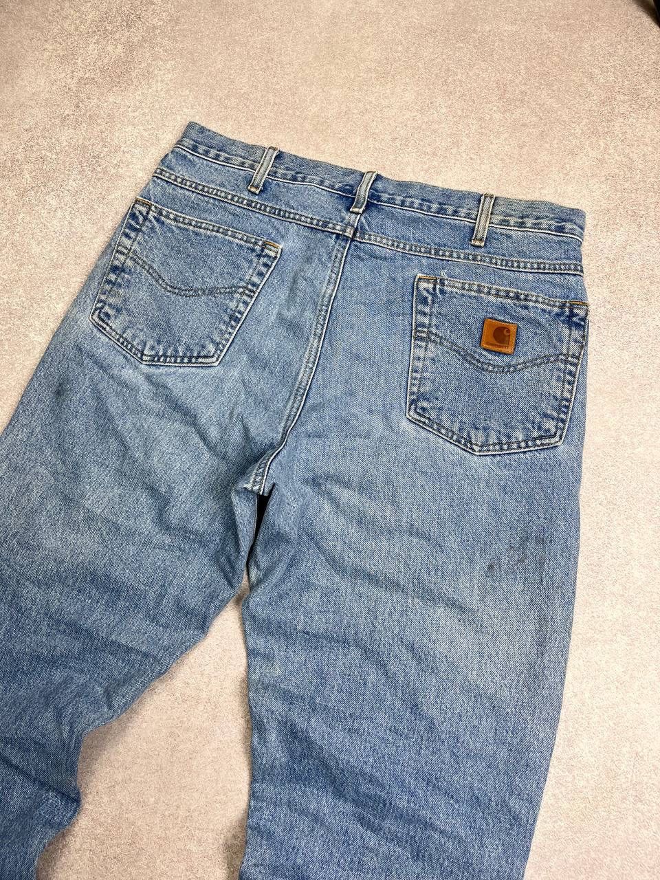 Carhartt × Vintage Vintage Carhartt Baggy Denim Straight Jeans Y2K 34 Size US 34 / EU 50 - 3 Thumbnail