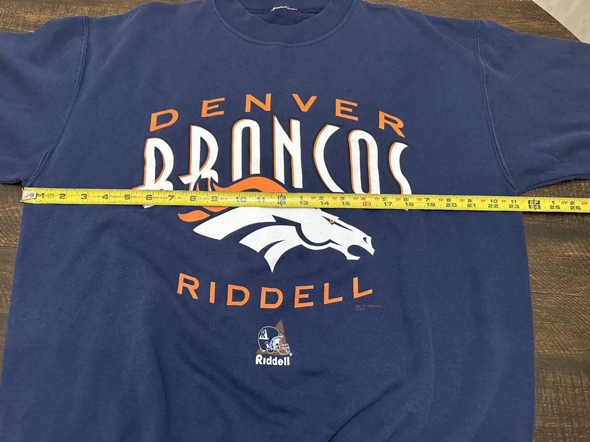 Riddell VTG 1999 Denver Broncos Sweatshirt Riddell Large-Missing Tag Size US L / EU 52-54 / 3 - 7 Thumbnail