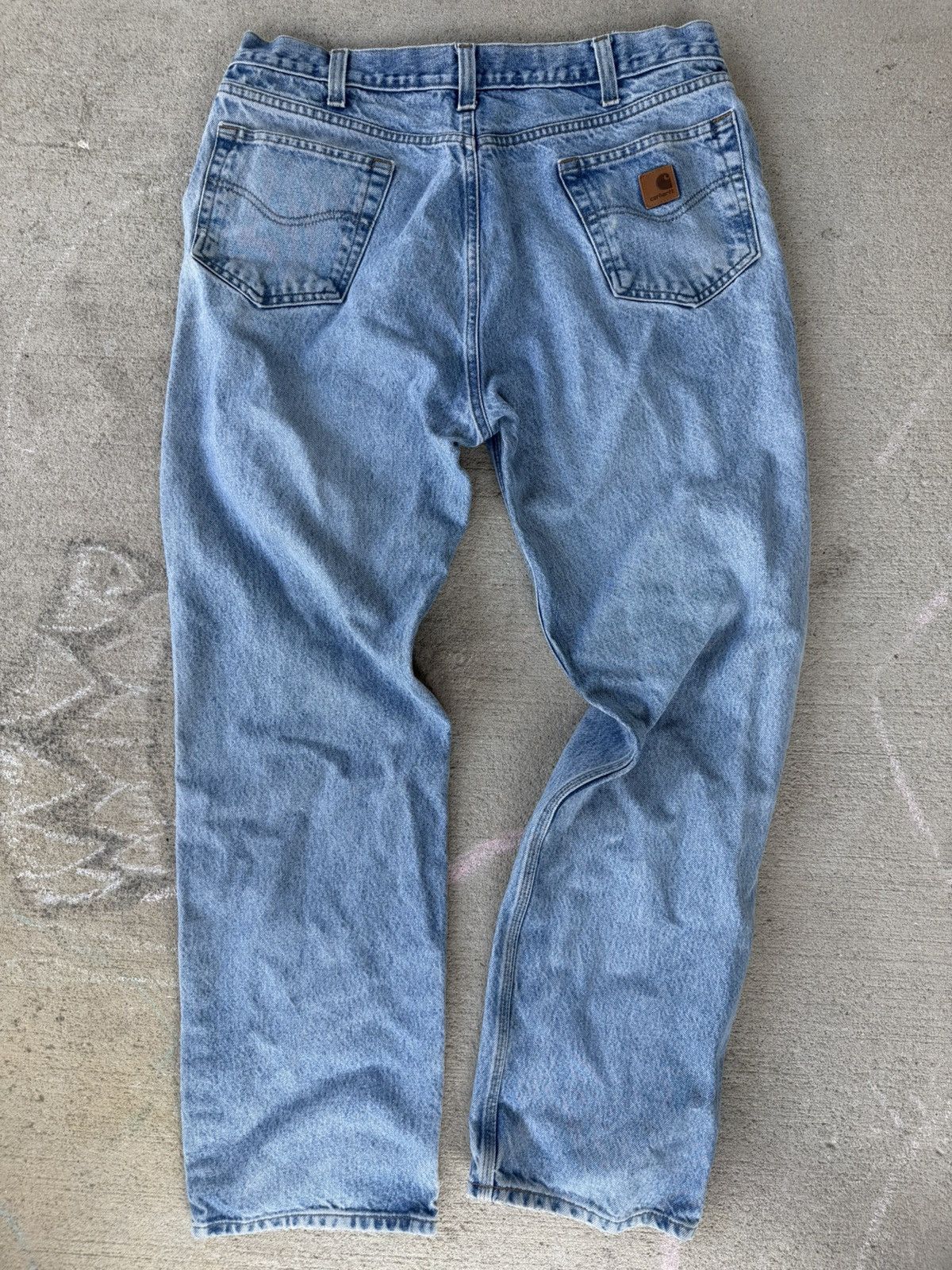 Carhartt Vintage Carharrt B460 LVB Relaxed Fit Denim Jeans Size US 38 / EU 54 - 3 Thumbnail