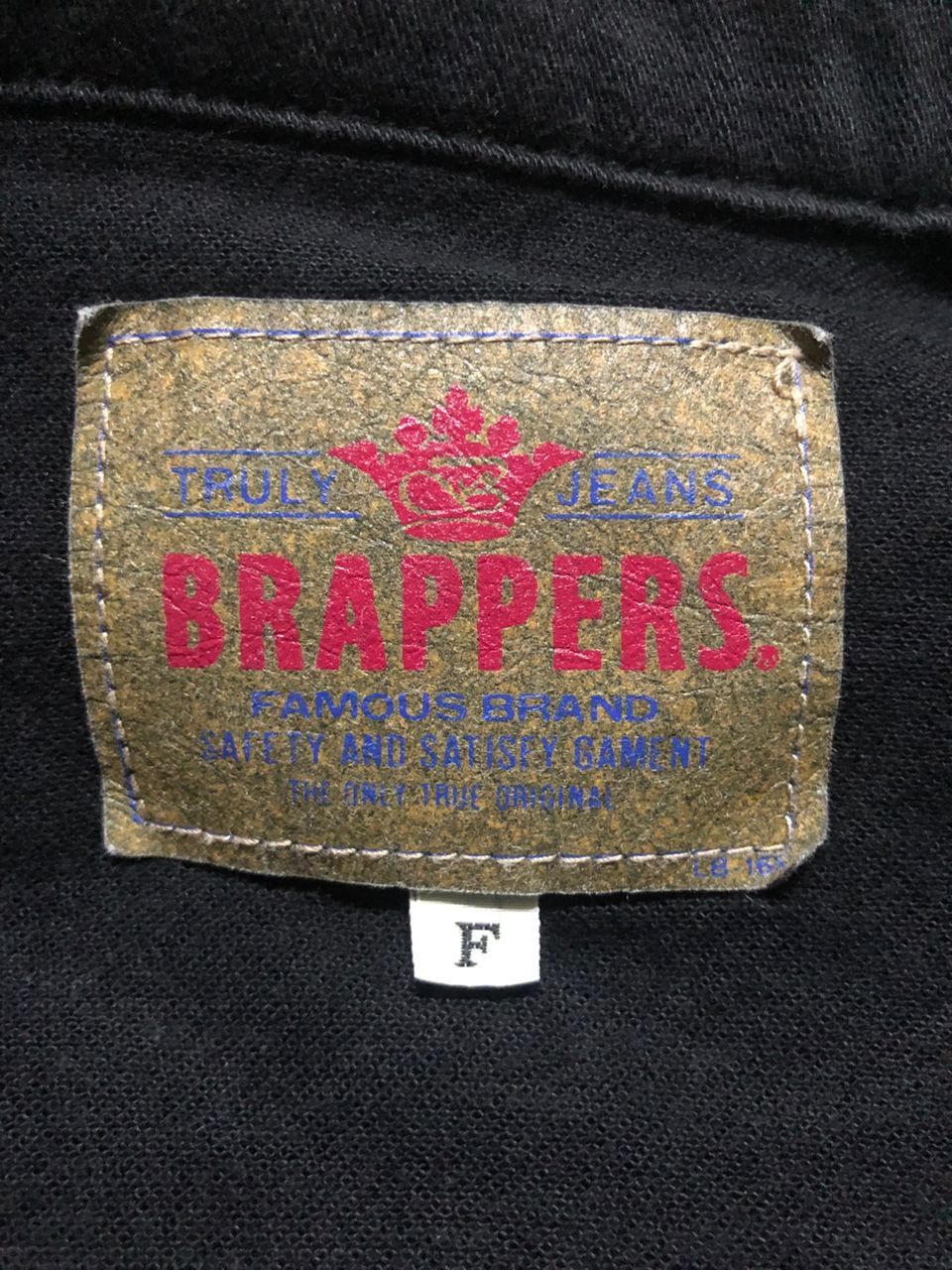 Japanese Brand Brapppers Soft Denim All Black Jacket Size US S / EU 44-46 / 1 - 16 Thumbnail