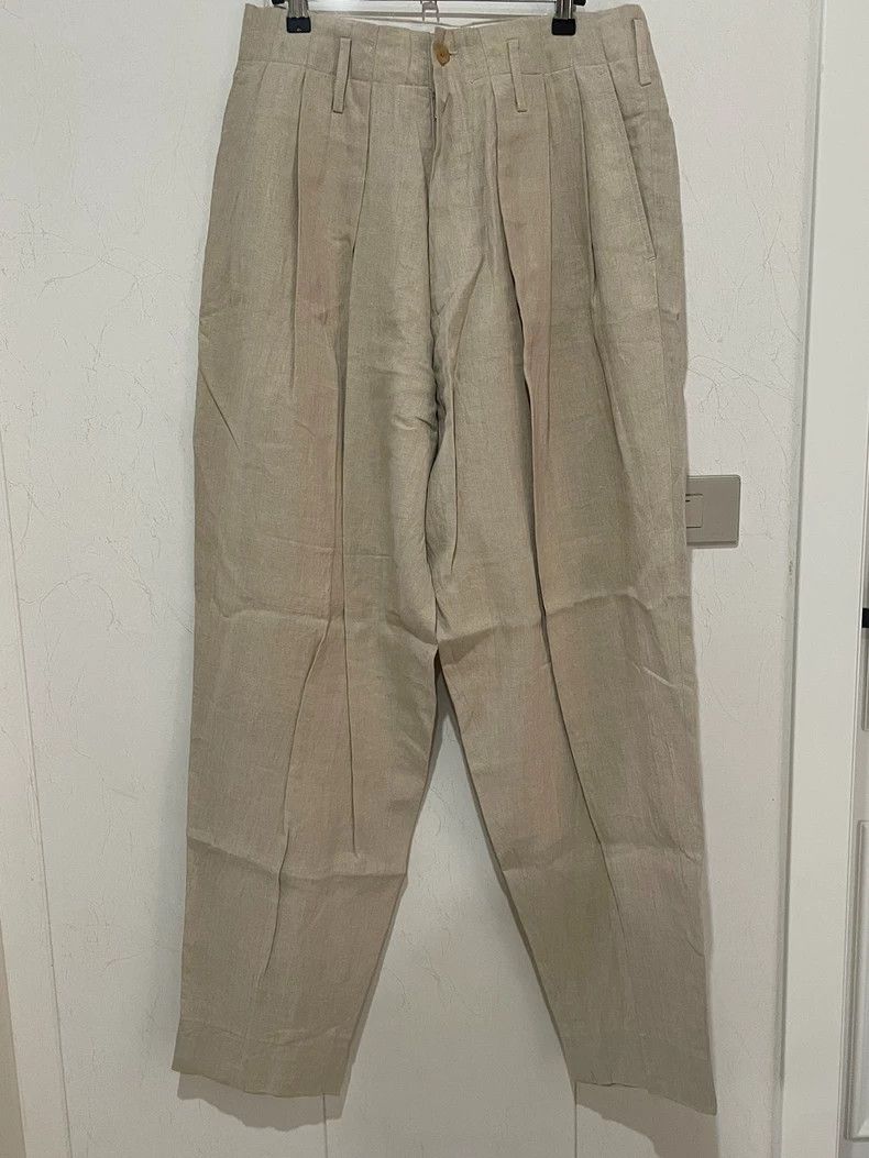 Yohji Yamamoto Yohji Yamamoto size s 80s linen pants 2501-Nextarrow Size US 30 / EU 46 - 1 Thumbnail