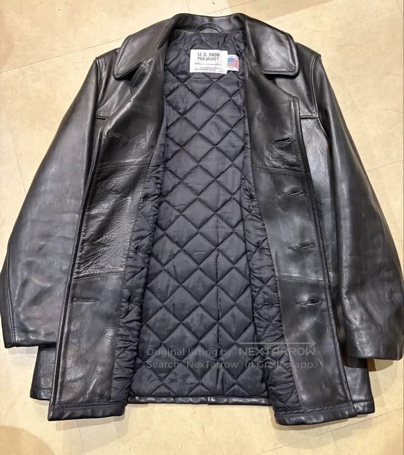 Schott Schott Double-breasted fur coat Size US L / EU 52-54 / 3 - 5 Thumbnail