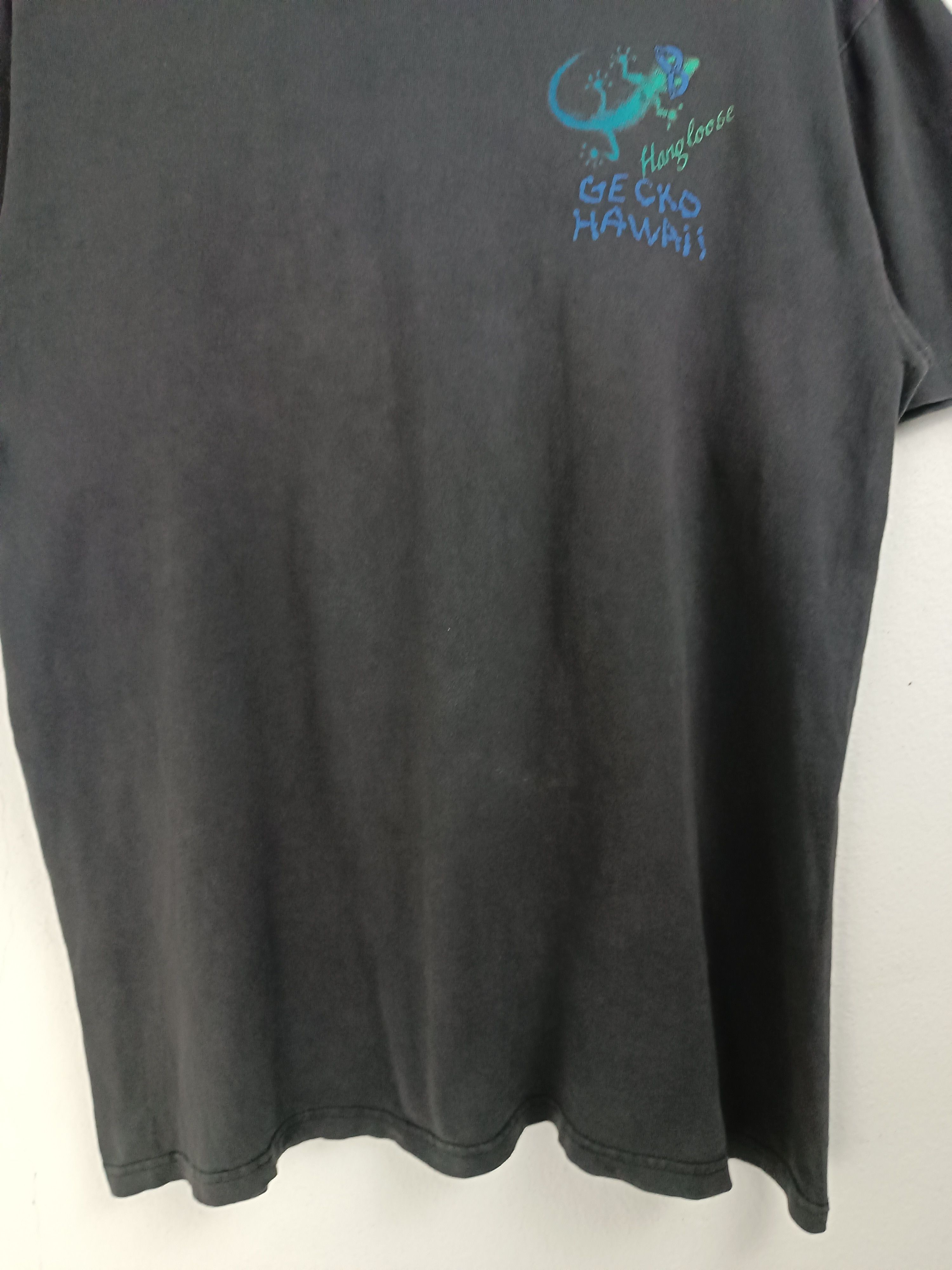 Vintage VINTAGE 90'S HANGLOOSE GECKO HAWAII SUPER RARE TEE Size US M / EU 48-50 / 2 - 8 Thumbnail