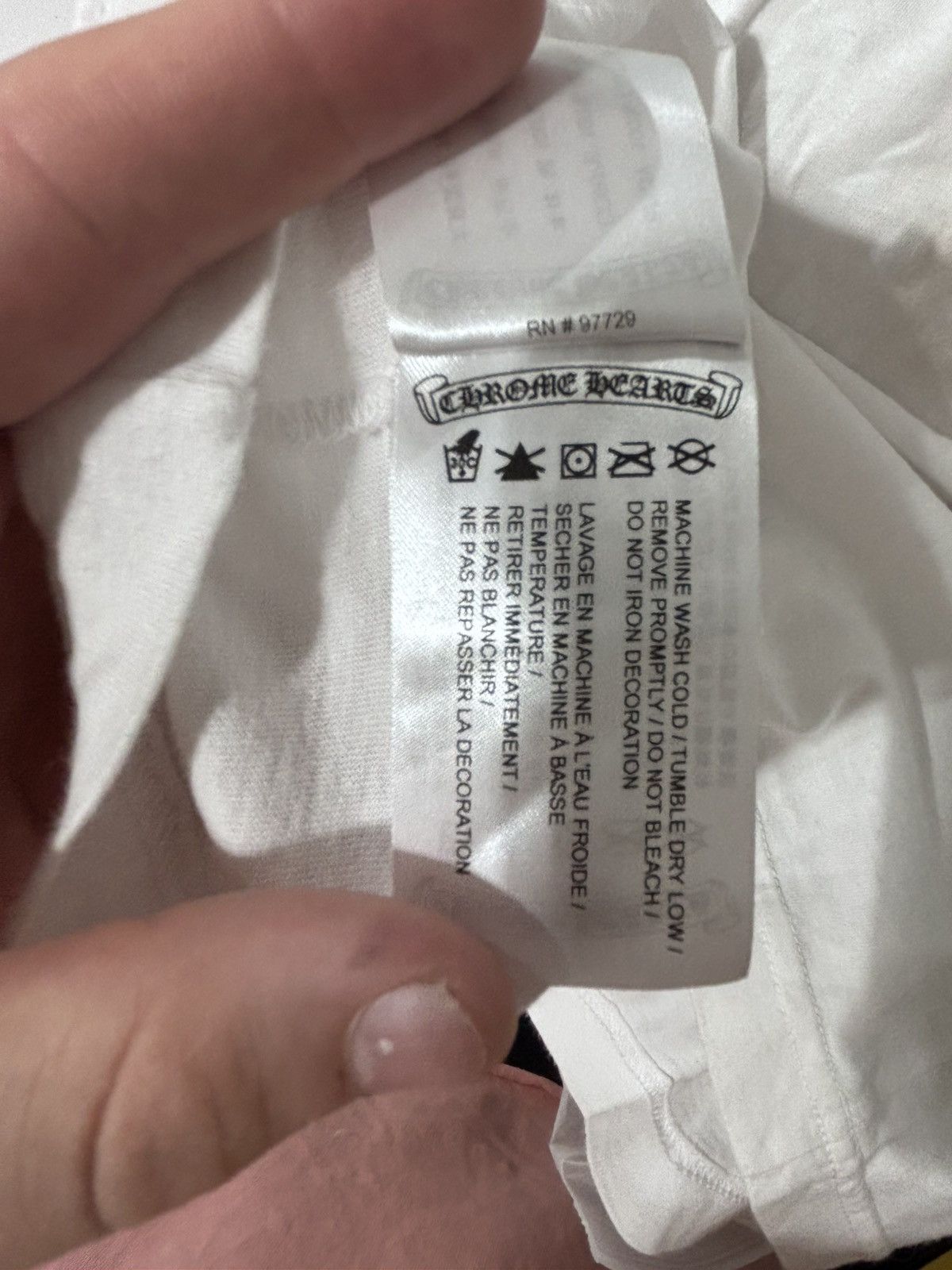 Chrome Hearts Chrome Hearts Miami Exclusive White Tee Size US S / EU 44-46 / 1 - 9 Thumbnail