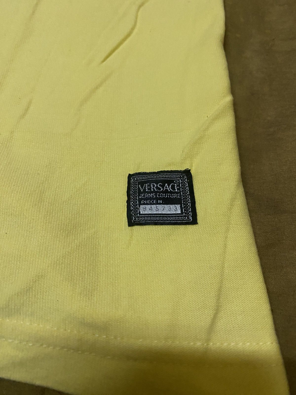 Versace Jeans Couture Versace Jeans Couture Spellout Big Tonal Logo T Shirt Size US L / EU 52-54 / 3 - 3 Thumbnail