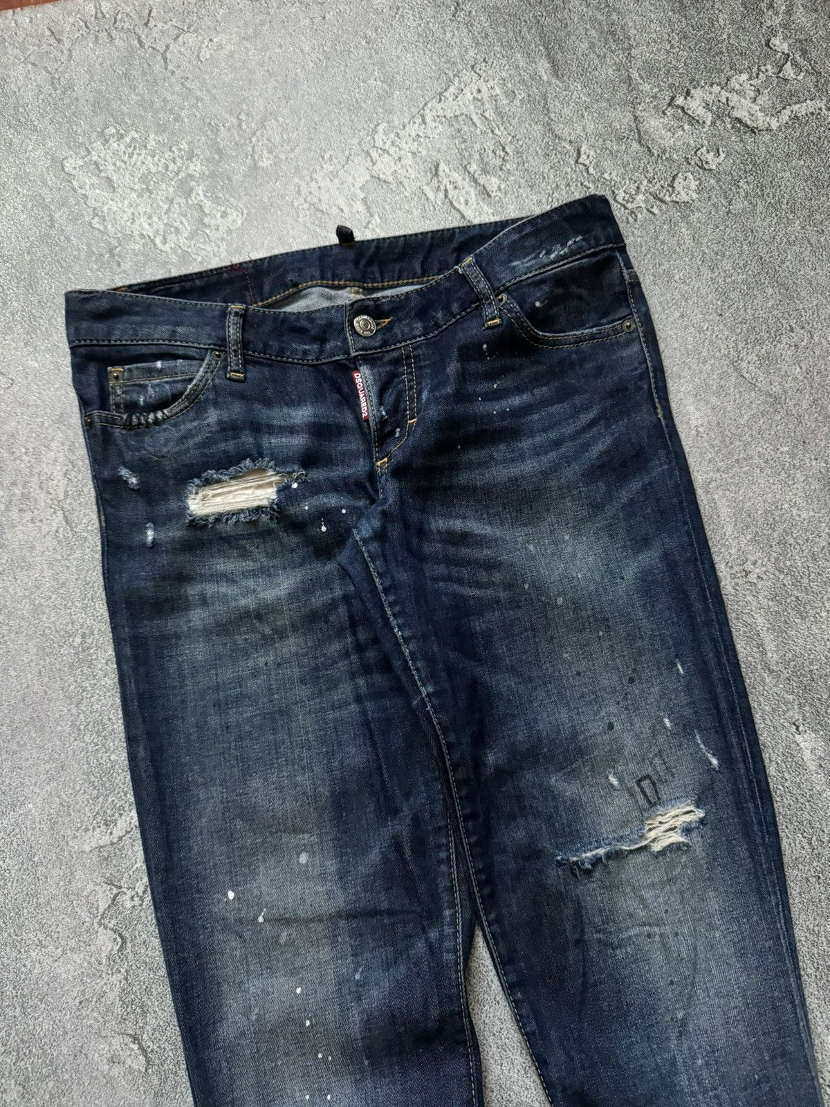 Dsquared2 Dsquared2 44 Wmns distressed denim pant trouser Jean chino Size 30" / US 8 / IT 44 - 7 Thumbnail