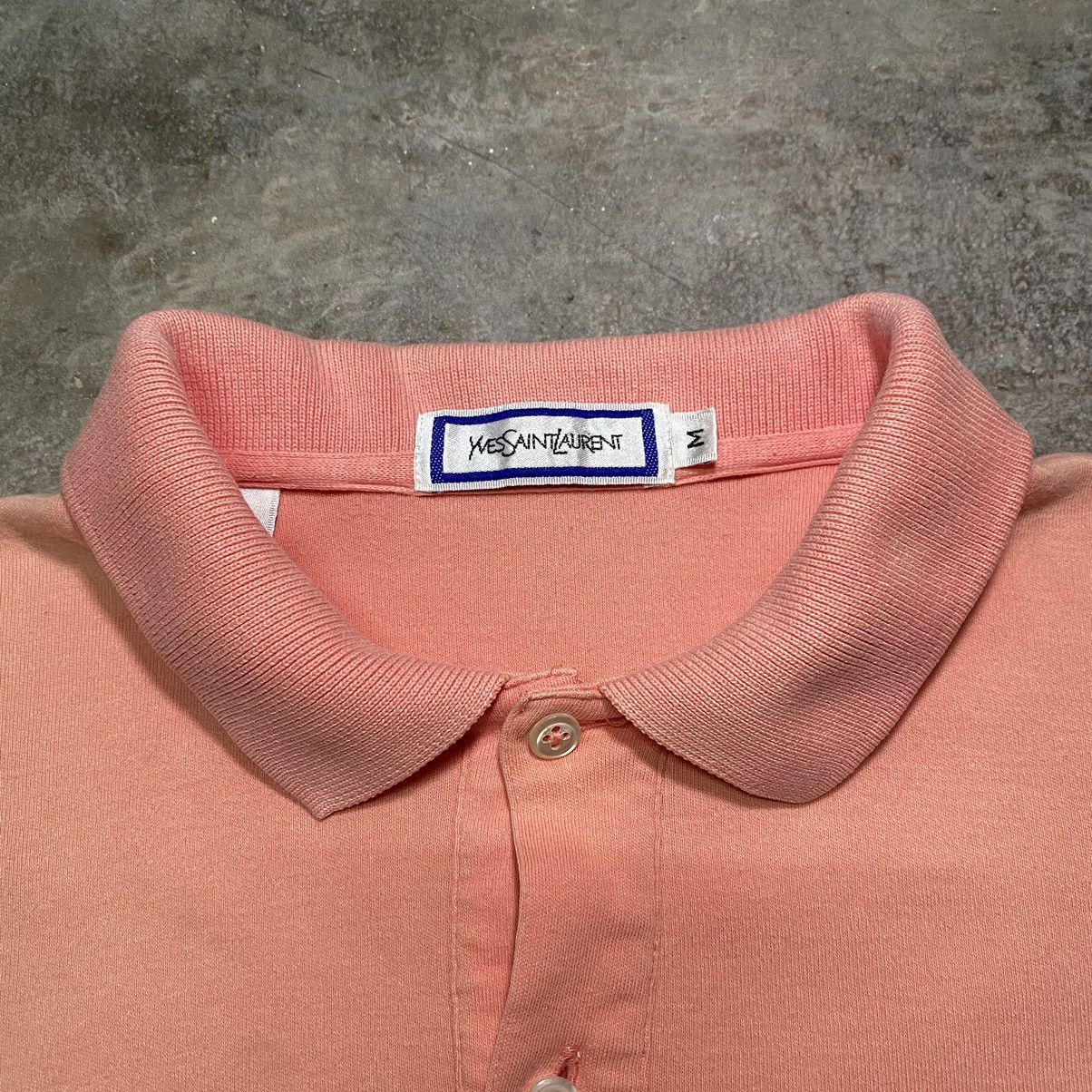 Designer × Yves Saint Laurent Vintage Yves Saint Laurent Small Logo Polos T Shirt Size US M / EU 48-50 / 2 - 3 Thumbnail