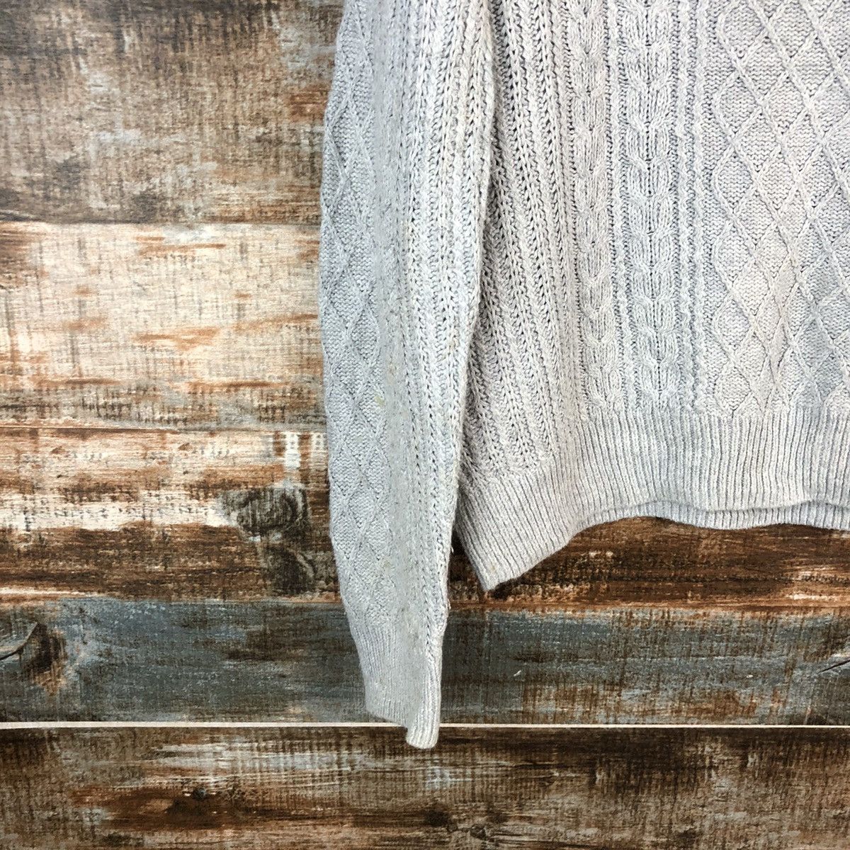 Homespun Knitwear × Japanese Brand Japanese Brand vintage Grey Knitwear #A2474 Size US M / EU 48-50 / 2 - 15 Thumbnail