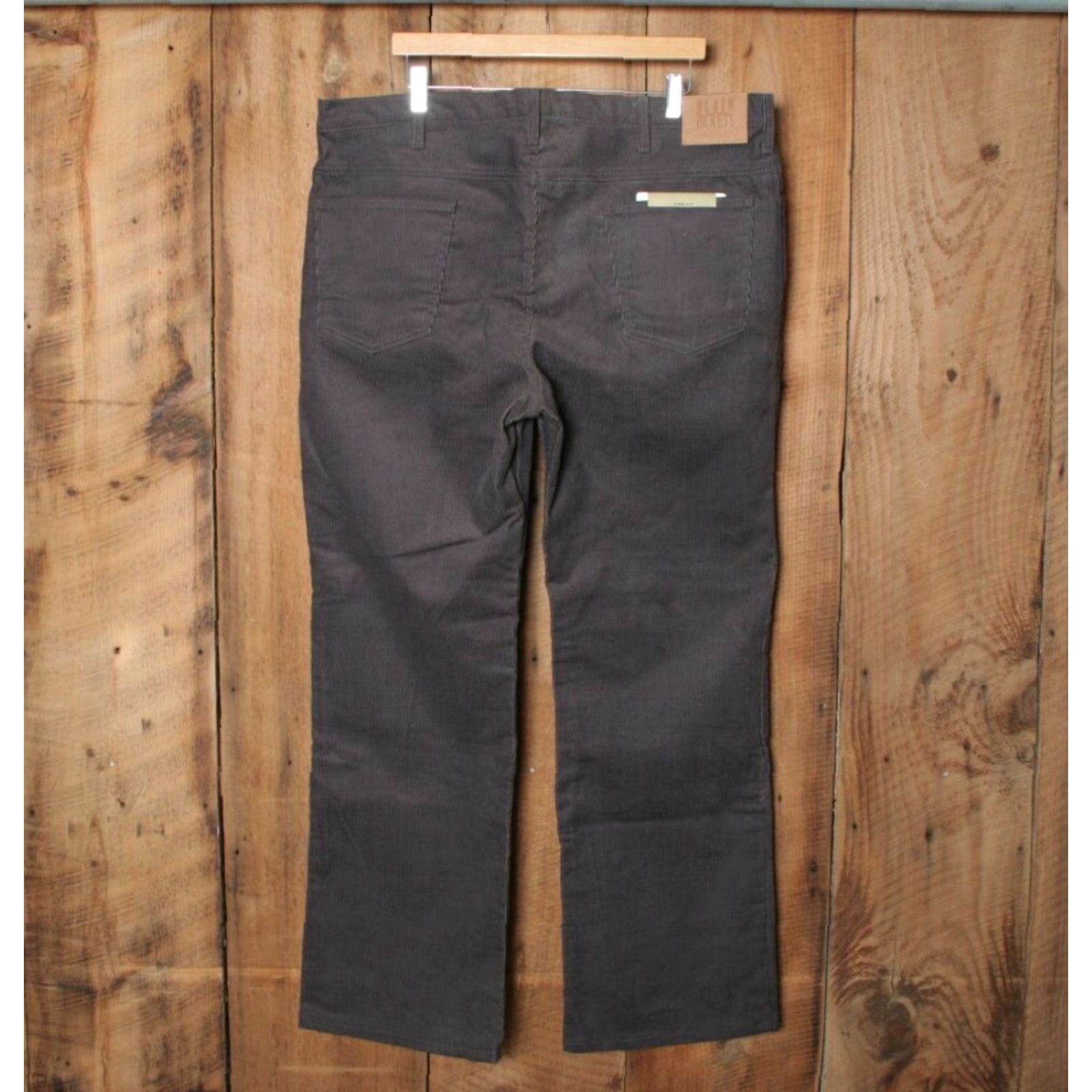 JCPenney VINTAGE JCPenney Pockets Gray Corduroy Bootcut Pants Sz 42x32 Men's Regular 32 Inseam Gray Corduroy Bootcut Trouser Size US 42 / EU 58 - 3 Thumbnail