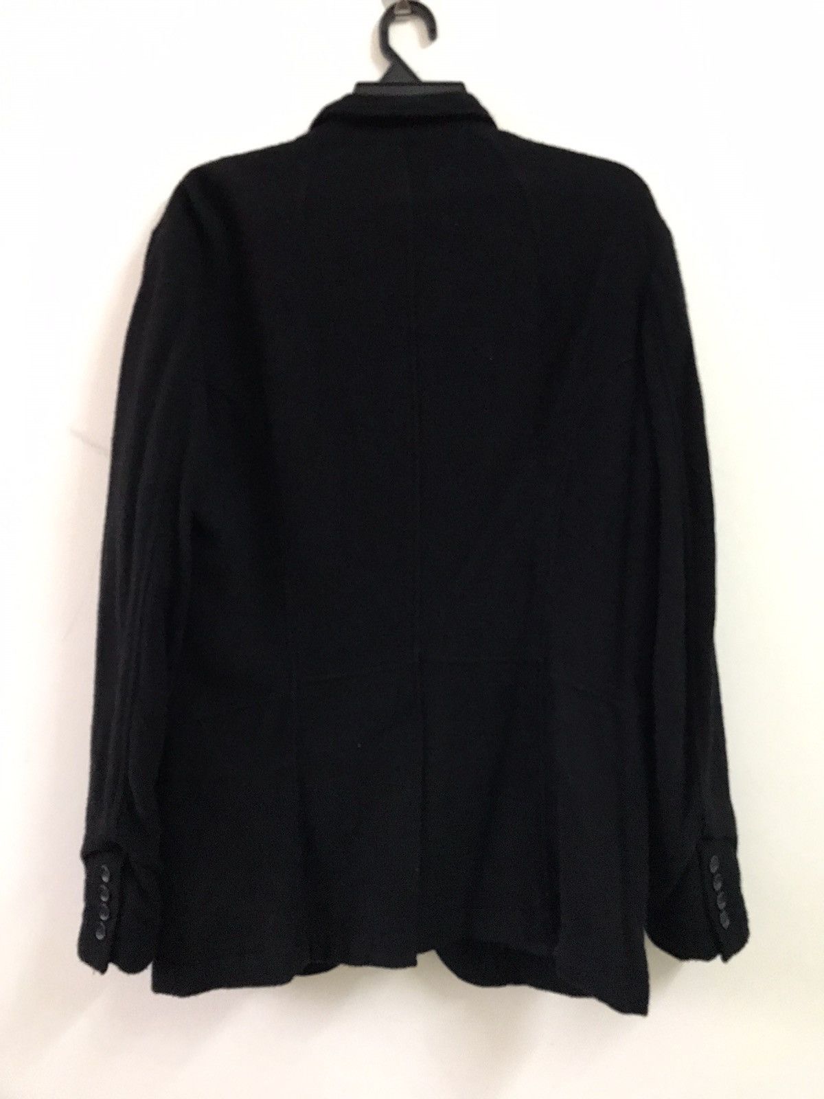 Jun Takahashi Undercover Jun Takahashi X Uniqlo Black Wool Coat jacket Size US L / EU 52-54 / 3 - 9 Thumbnail