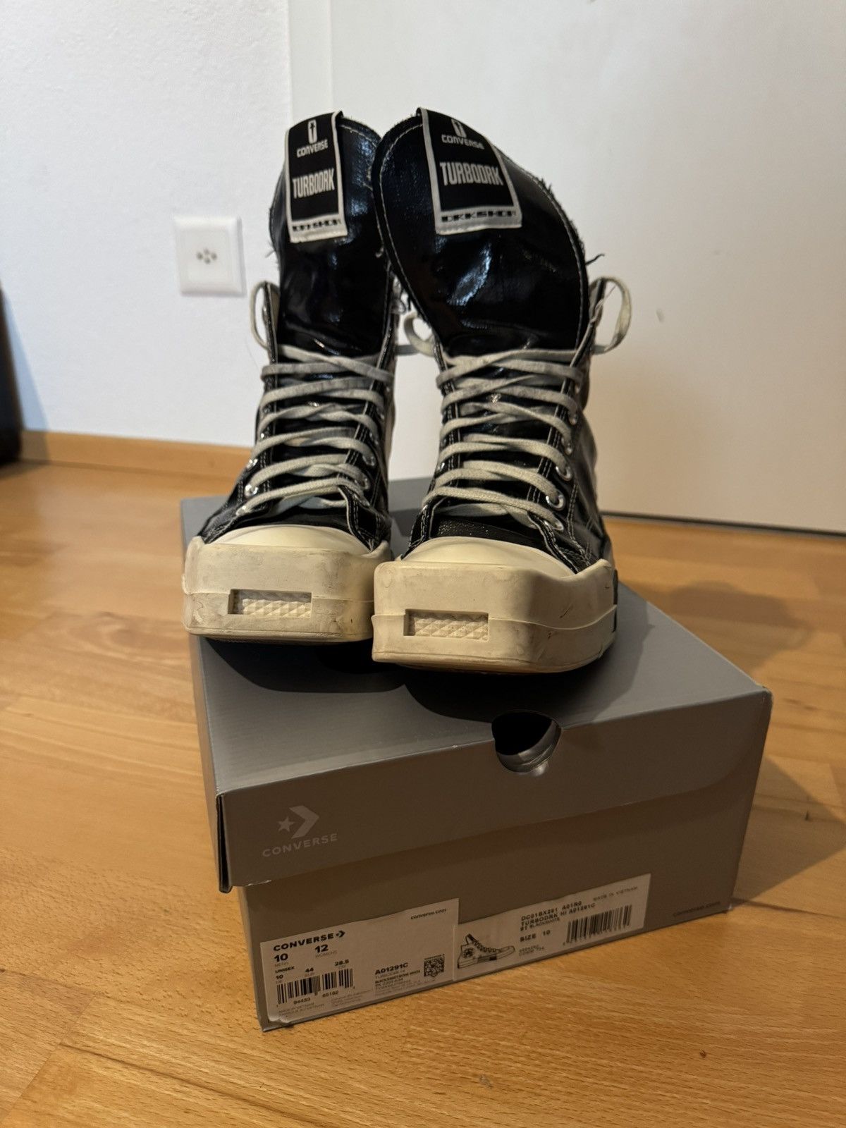 Converse x Rick Owens DRKSHDW TurboDrk