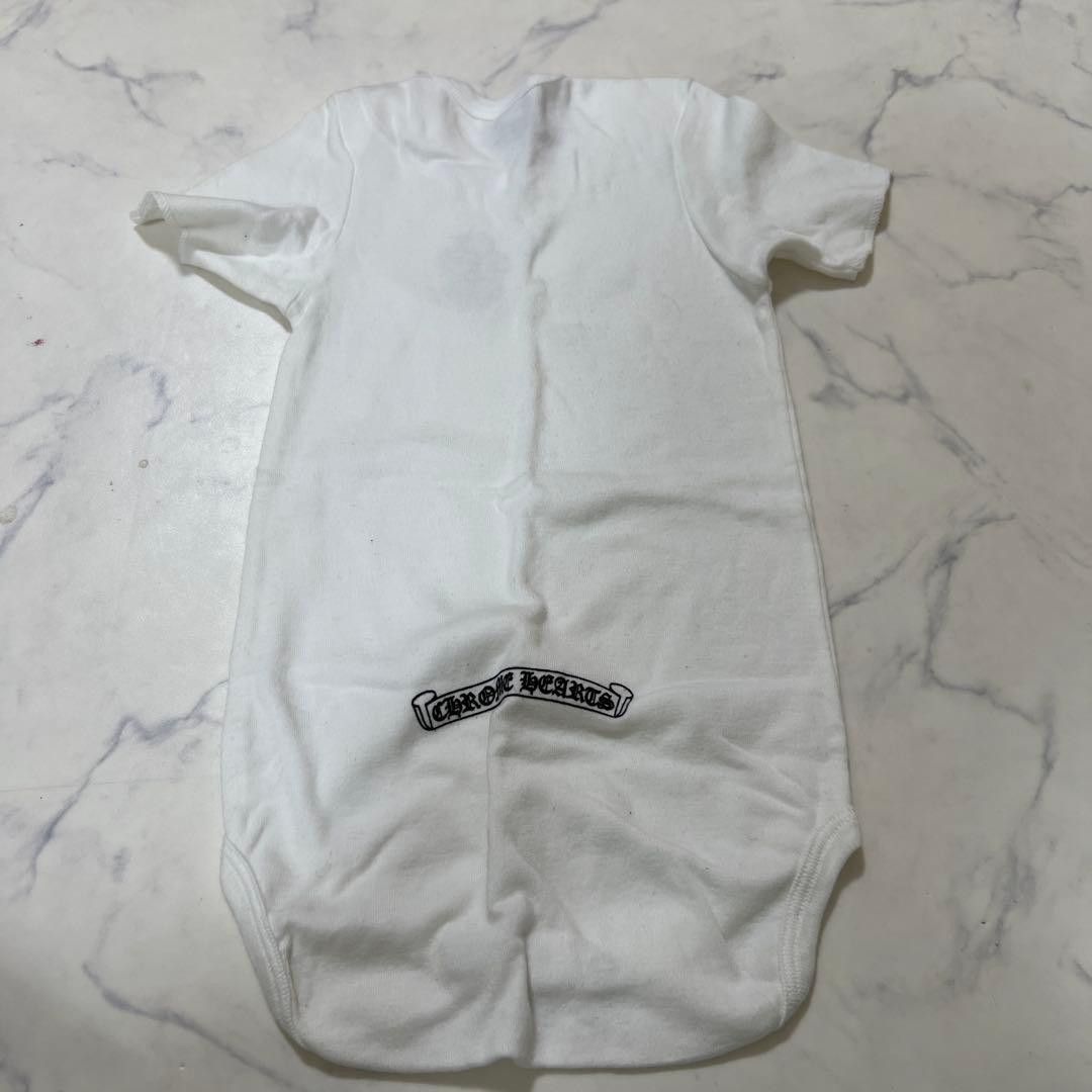 Chrome Hearts CHROME HEARTS Baby Romper White Size 24 Months Size ONE SIZE - 2 Thumbnail