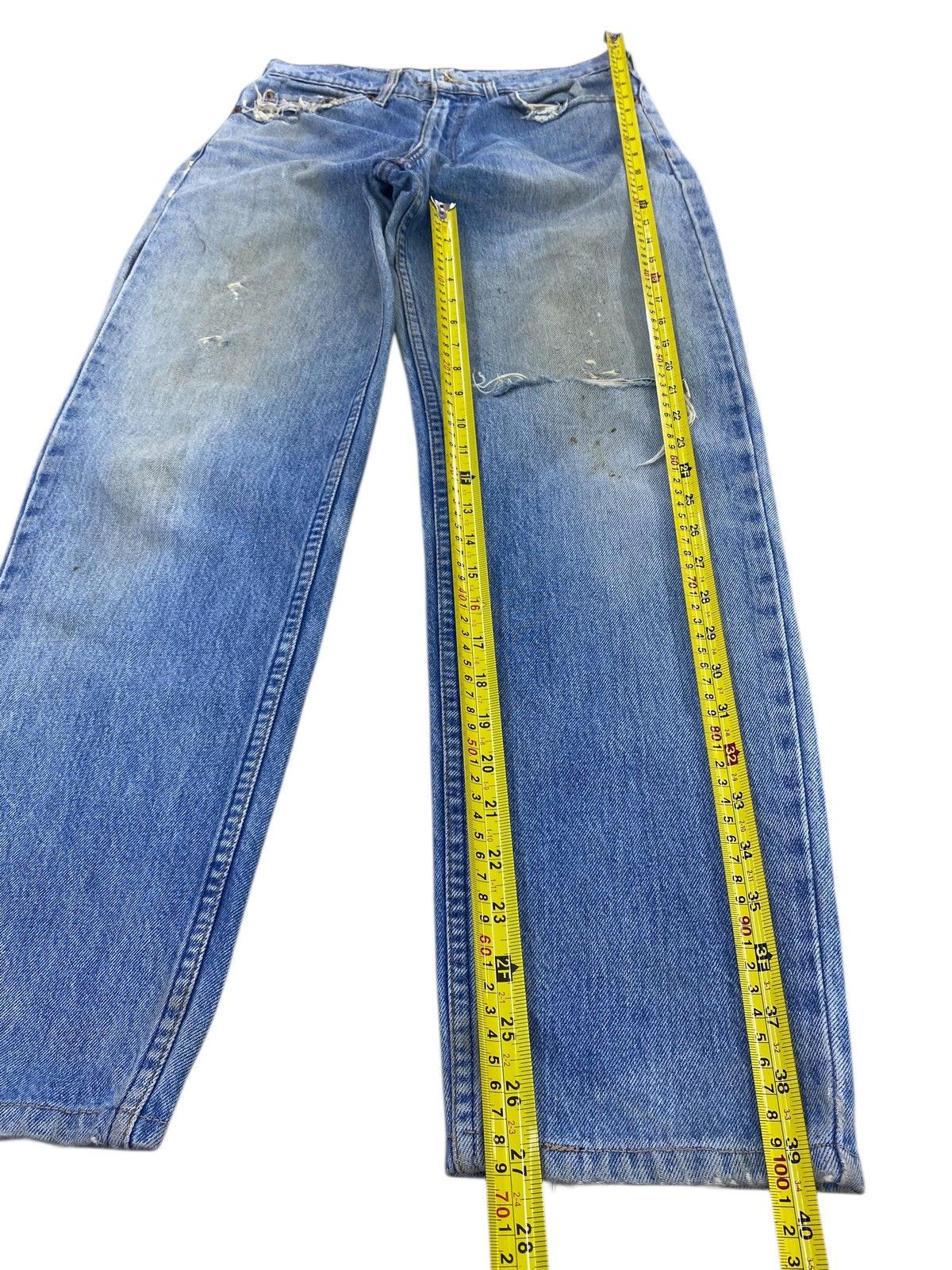 Levi's Levi’s Acid Blue Wash Style Ripped Jeans Size US 28 / EU 44 - 7 Thumbnail