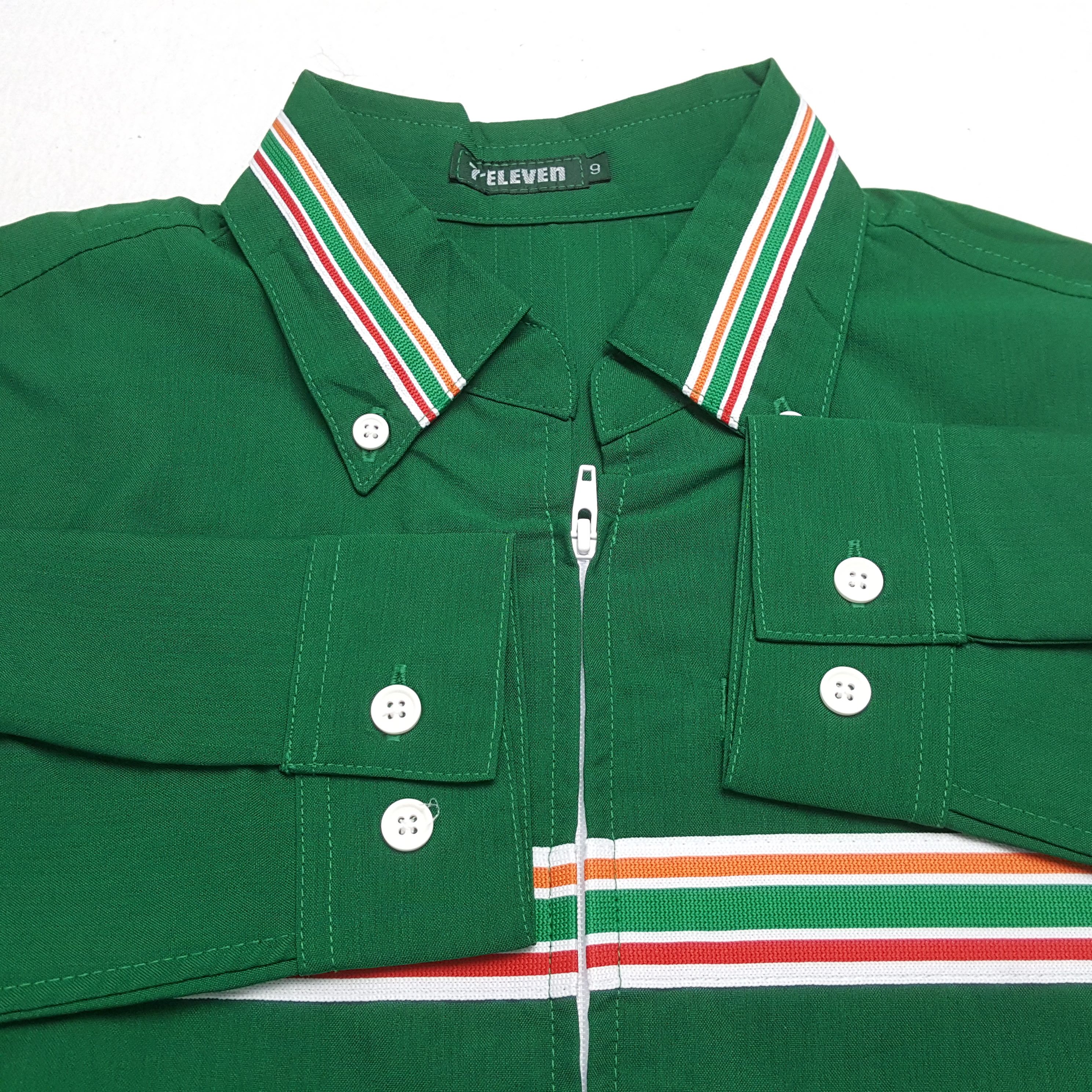 Japanese Brand × Vintage Vintage 7-ELEVEn Japanese Workers Uniform Shirt Jacket Size US S / EU 44-46 / 1 - 9 Thumbnail