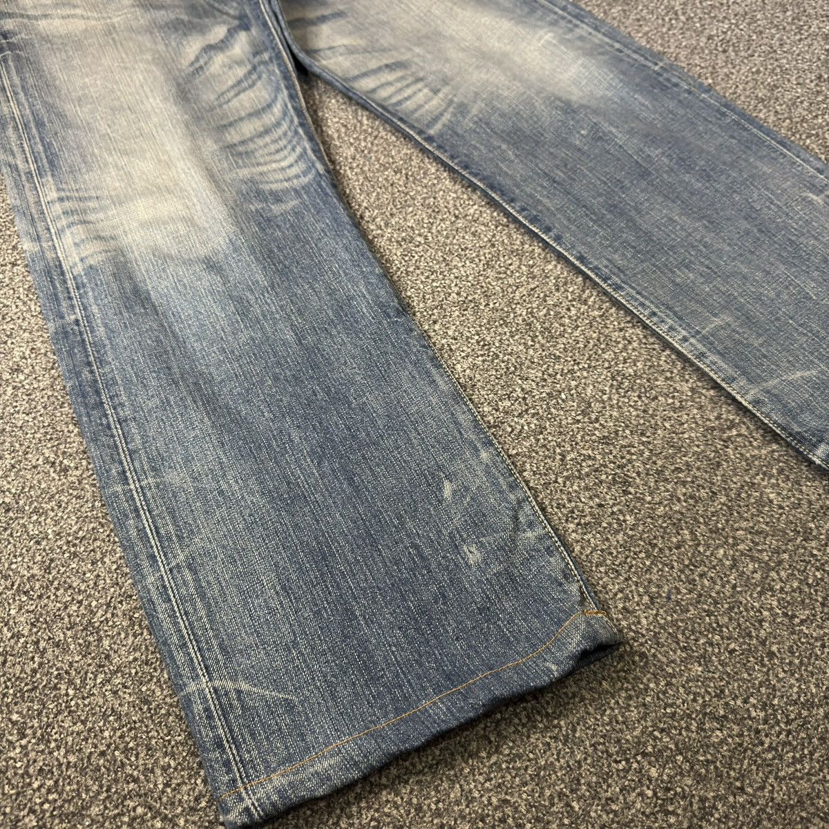 If Six Was Nine 🔥🇺🇸 Vintage 2004 Levis 501 Straight Faded Aging Denim W34 Size US 34 / EU 50 - 7 Thumbnail