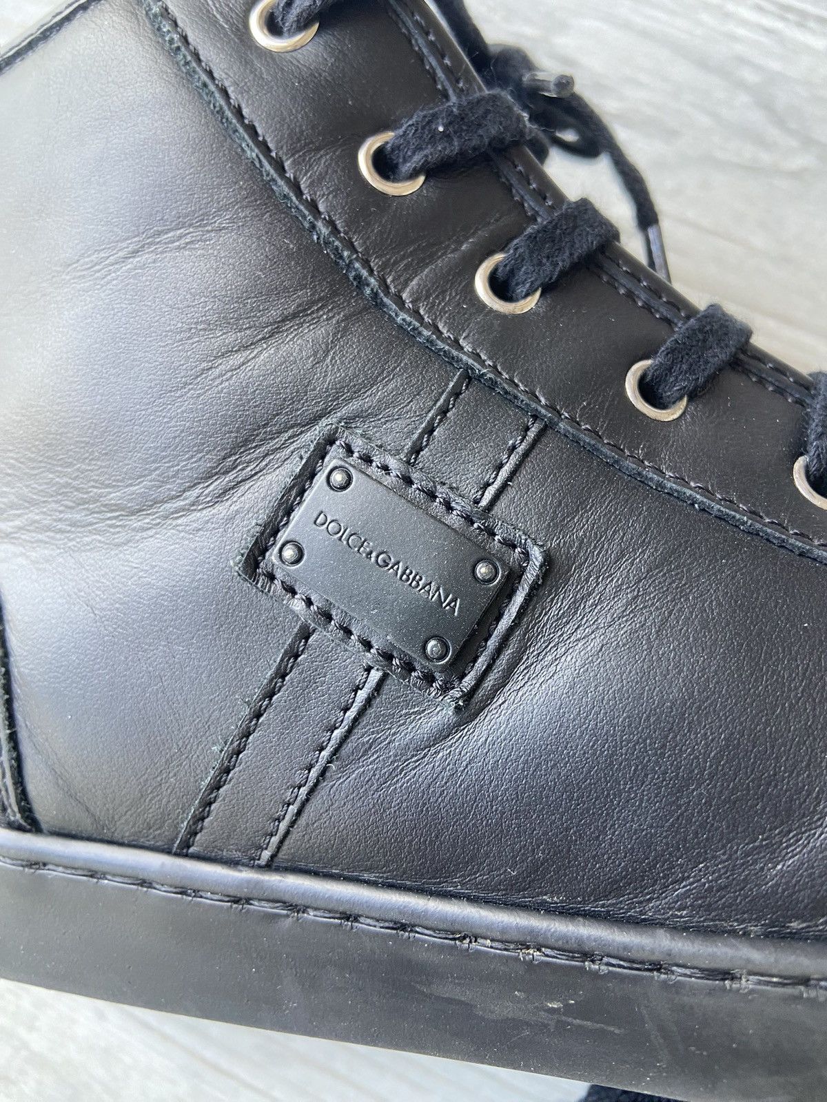 Dolce & Gabbana Dolce & Gabbana Bambino High-Top Classic Sneakers Size US 5.5 / EU 38 - 3 Thumbnail