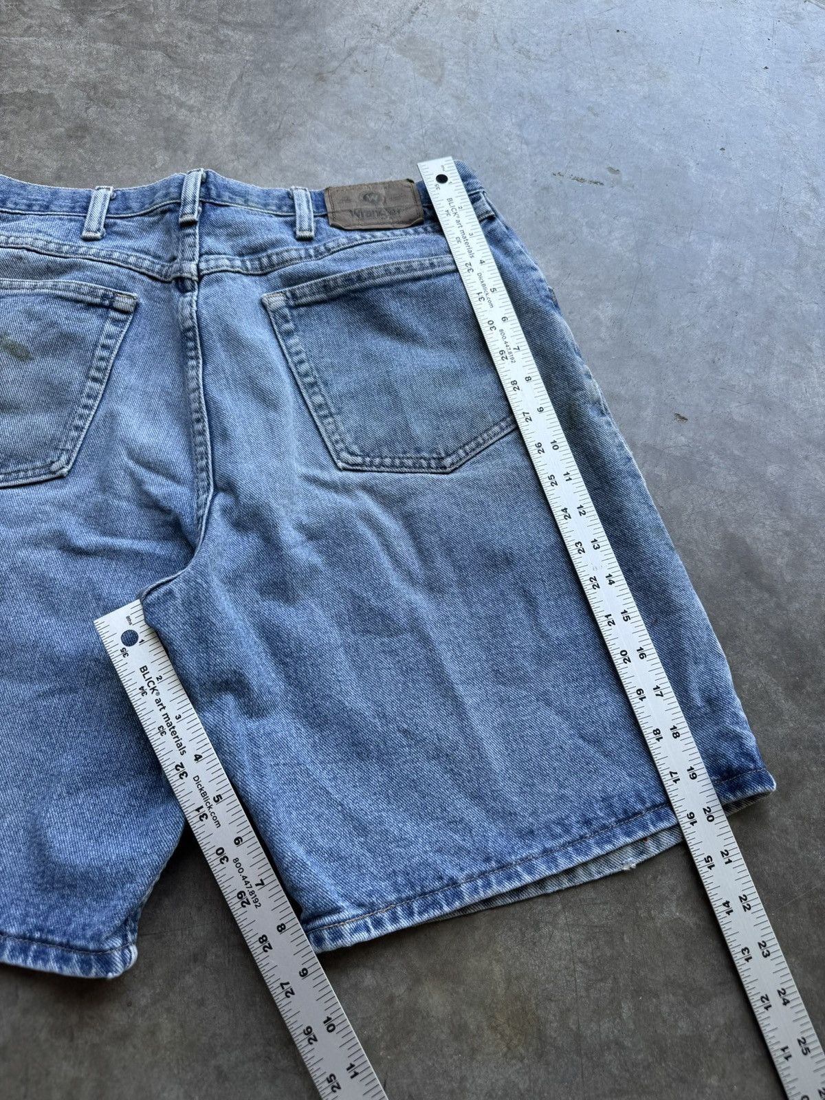 Wrangler Vintage 90’s/00’s Wrangler Light Denim Jean Shorts Size US 32 / EU 48 - 5 Thumbnail