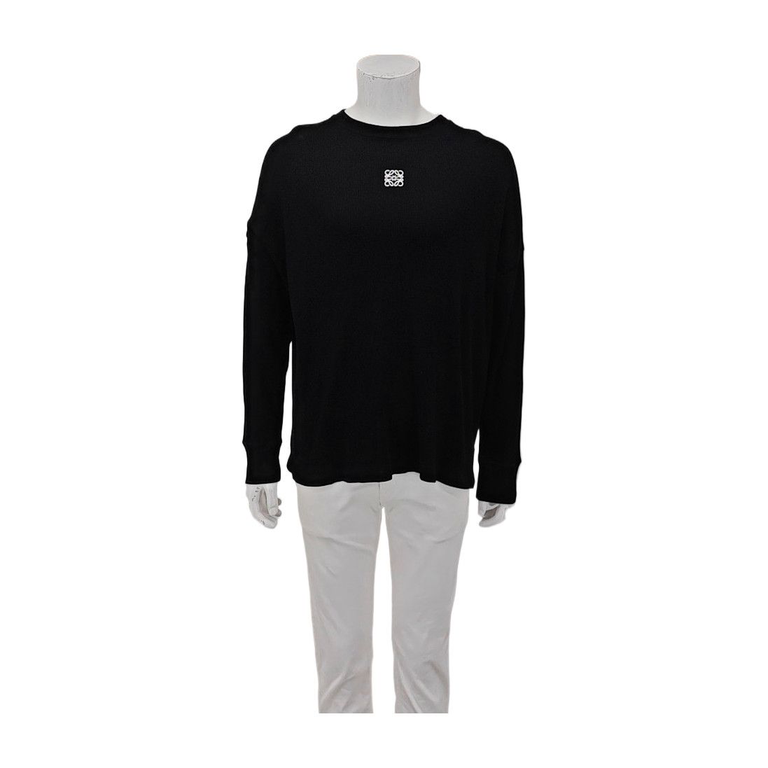 Loewe Loewe Logo Embroidered Cotton Sweatshirt Size M Size US M / EU 48-50 / 2 - 1 Thumbnail