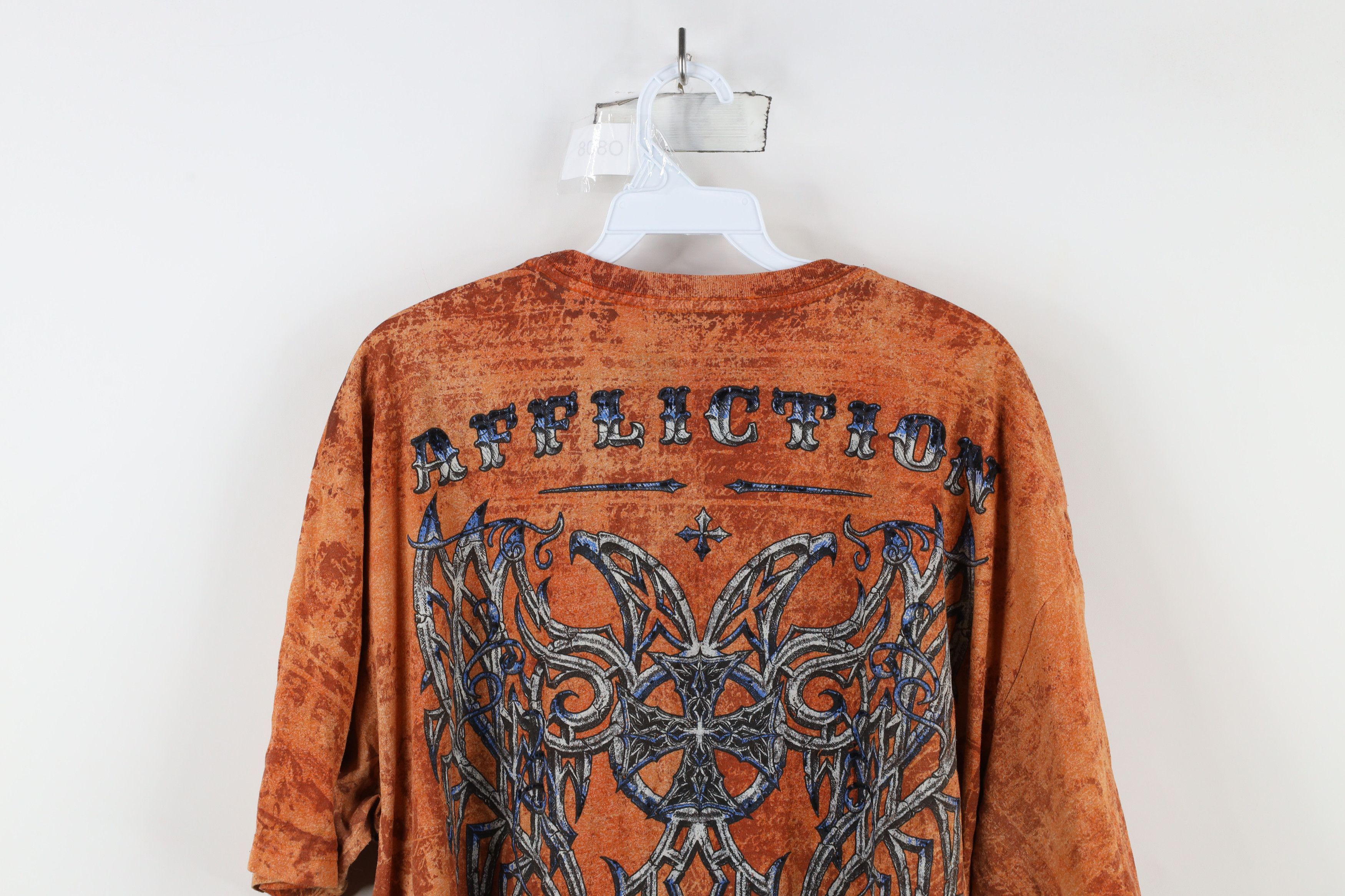 Affliction × Vintage Vintage Affliction Acid Wash UFC MMA Fighting T-Shirt USA Size US XXL / EU 58 / 5 - 11 Thumbnail