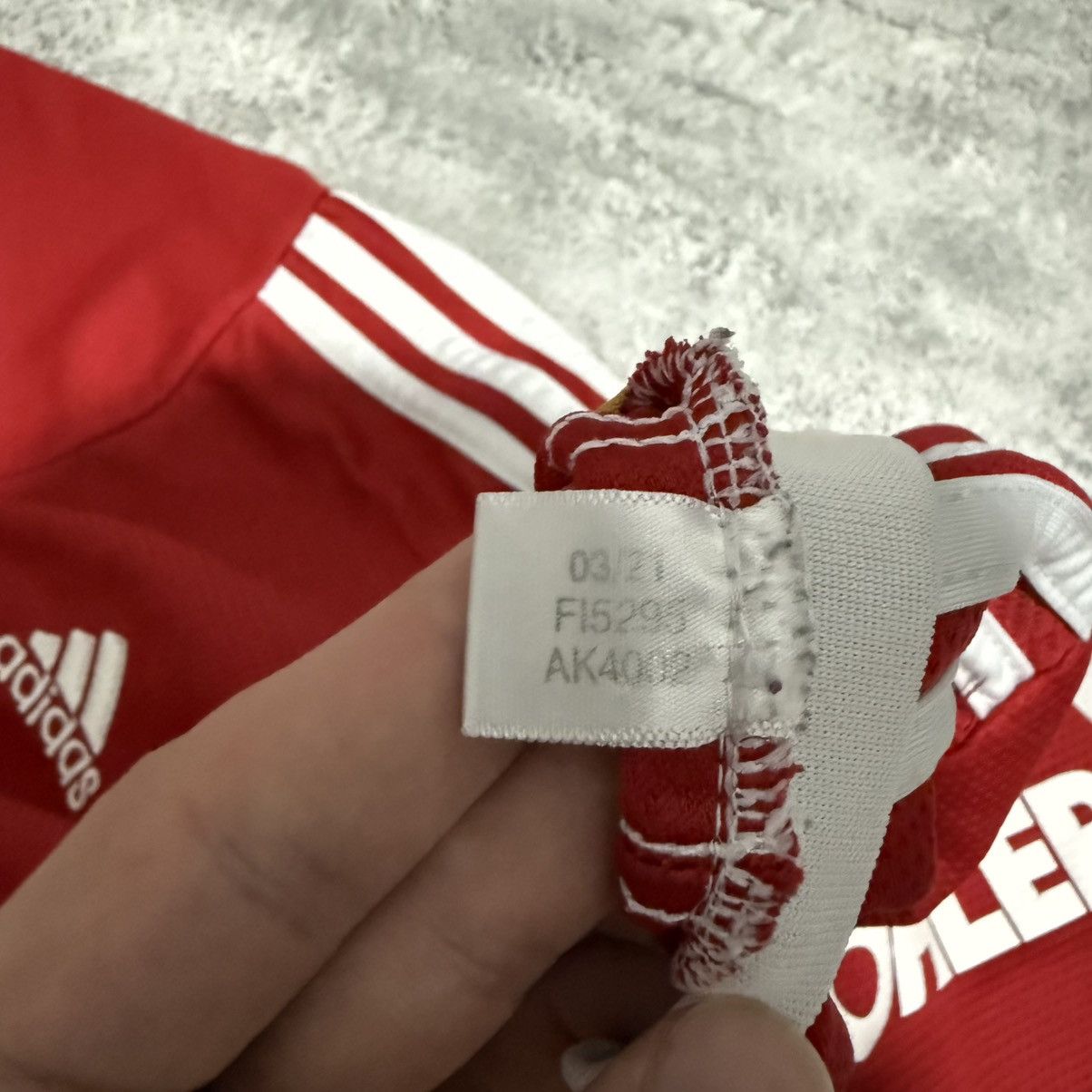 Vintage #7 Ronaldo Manchester United Adidas Soccer Jersey 21/2 Home Size US L / EU 52-54 / 3 - 8 Thumbnail