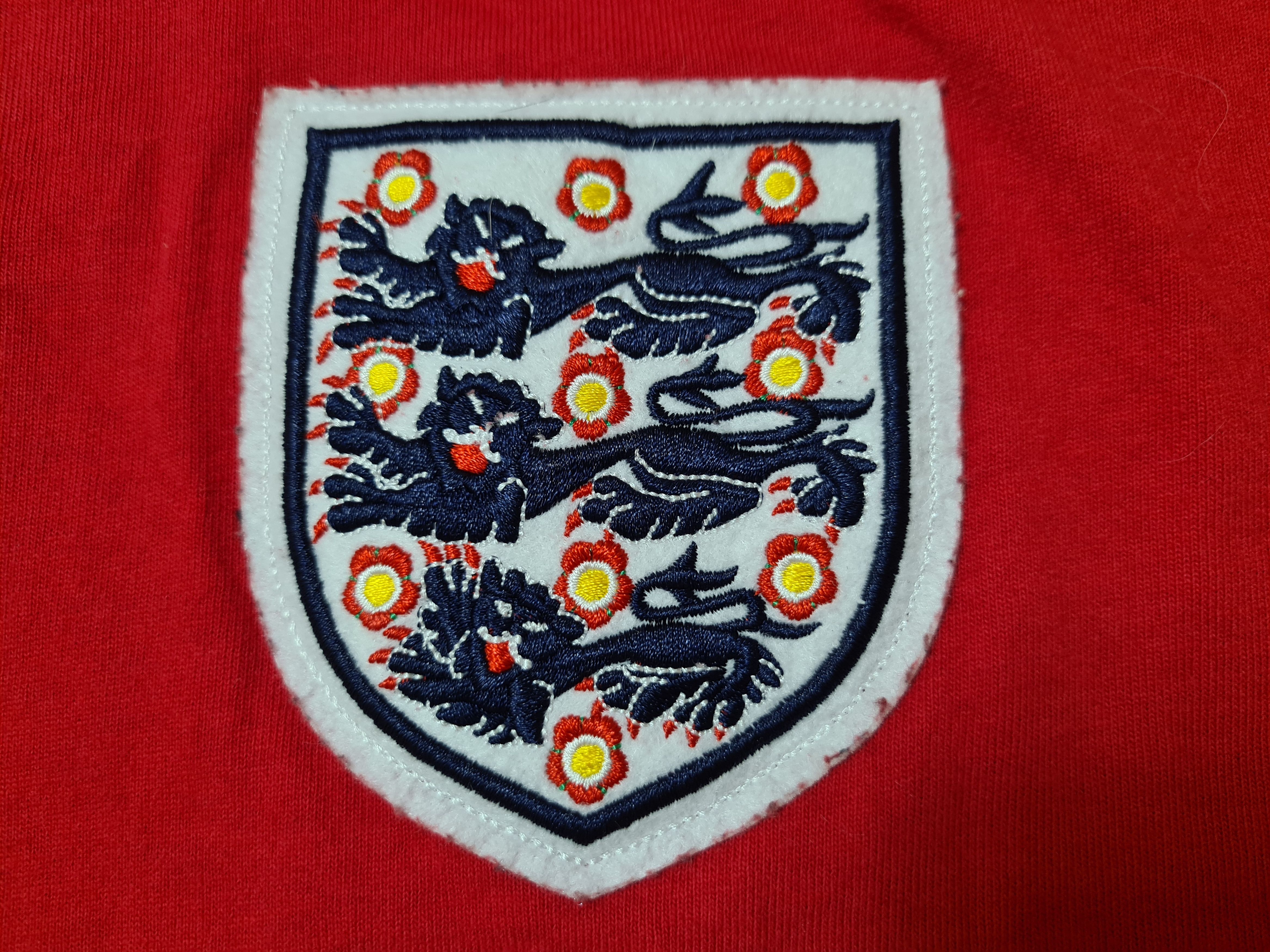 Vintage ENGLAND 1966 1970 FOOTBALL SHIRT SOCCER JERSEY Size US XL / EU 56 / 4 - 3 Thumbnail