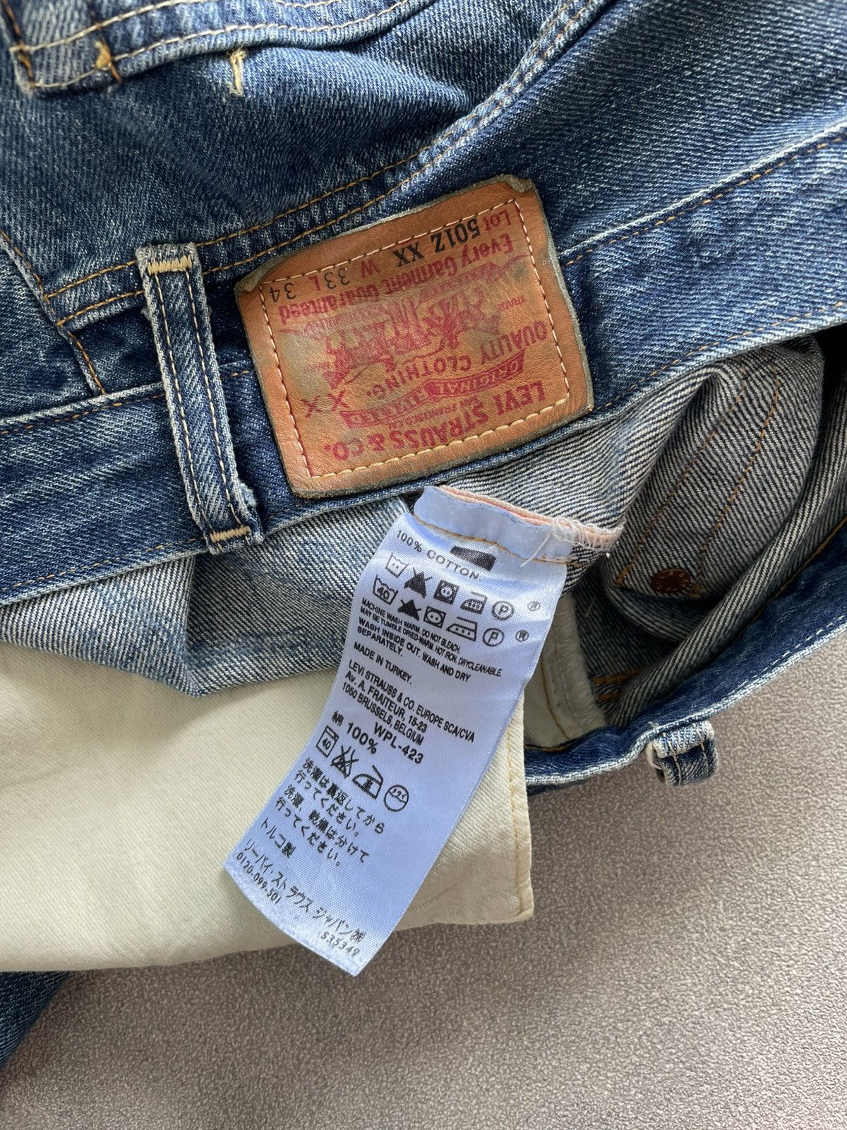 Japanese Brand × Levi's × Levi's Vintage Clothing Levis 501 zxx Selvedge Vintage Big E X Japanese Brand Size US 33 - 7 Thumbnail