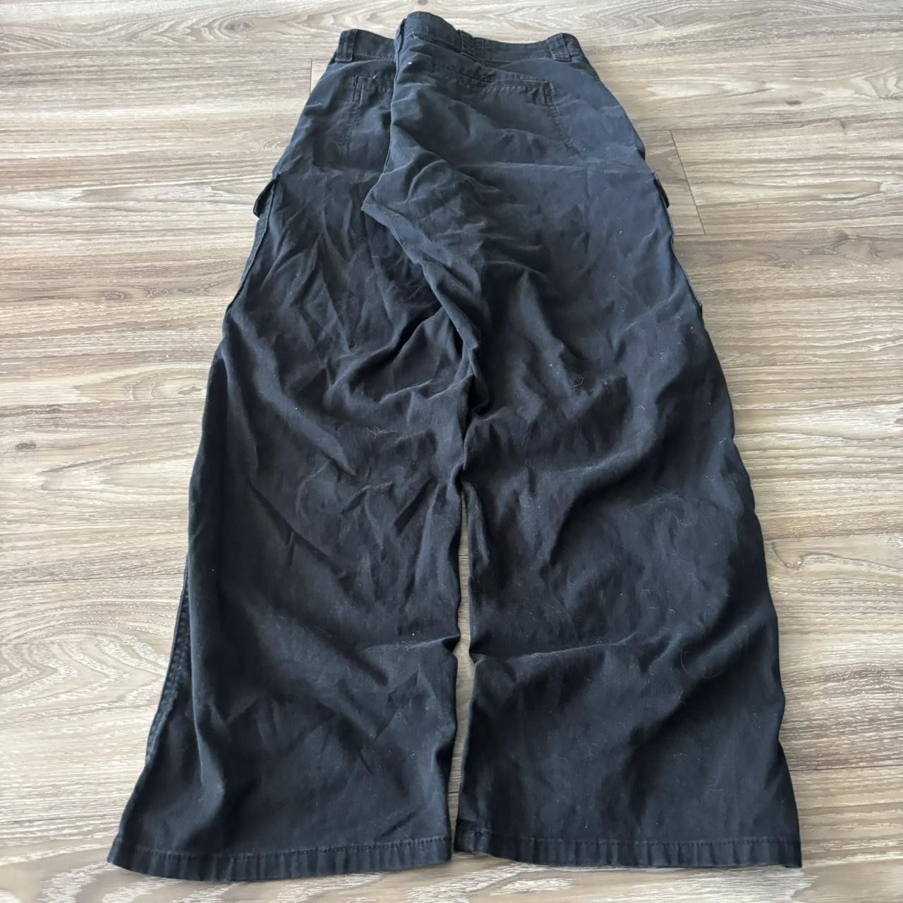 Japanese Brand Crazy Vintage Y2K/2000s Grunge Black Skater Cargo Pants! 34x29 Size US 34 / EU 50 - 4 Thumbnail