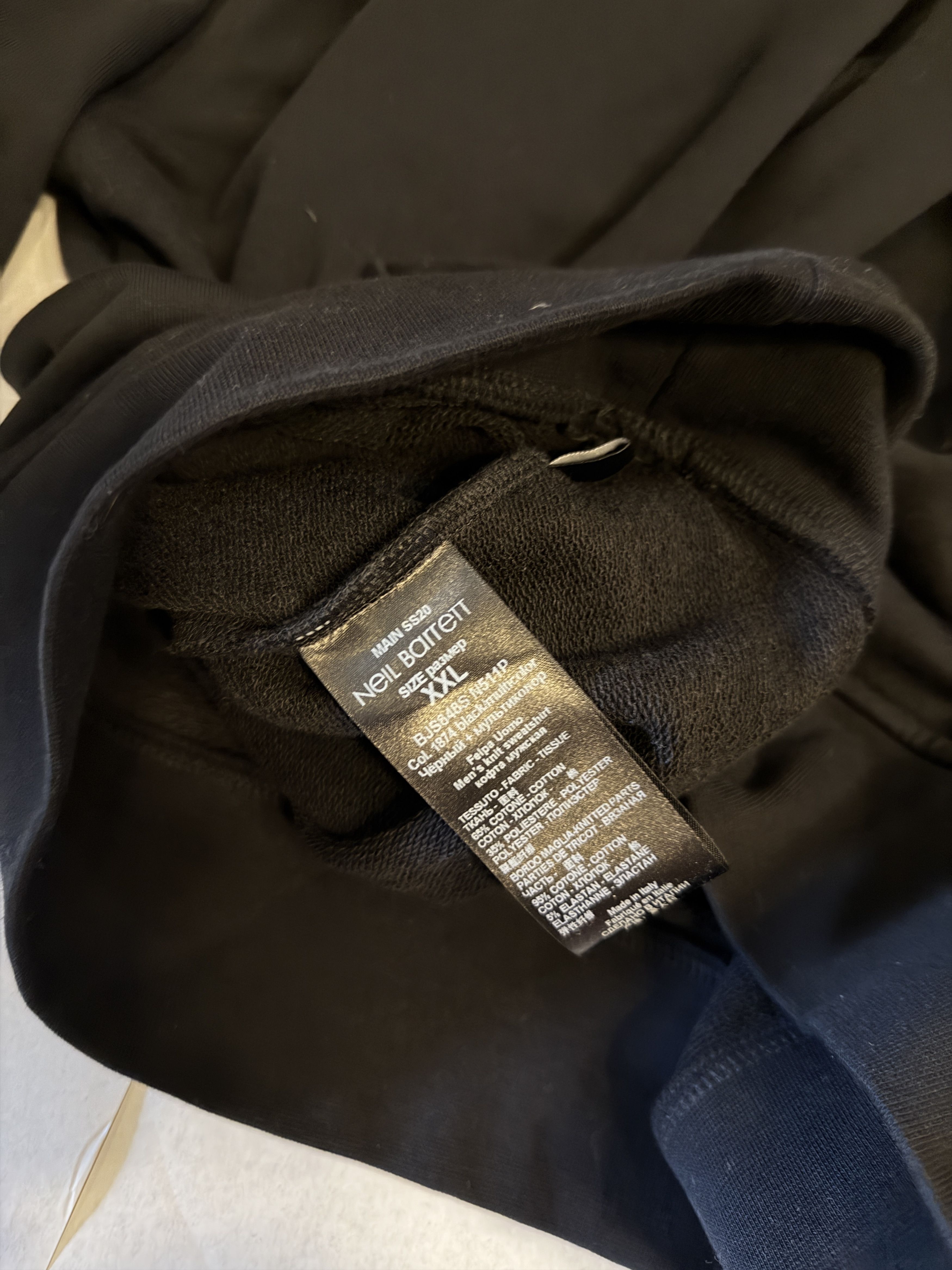 Neil Barrett Neil Barrett Graphic Hoodie Size US XL / EU 56 / 4 - 5 Thumbnail