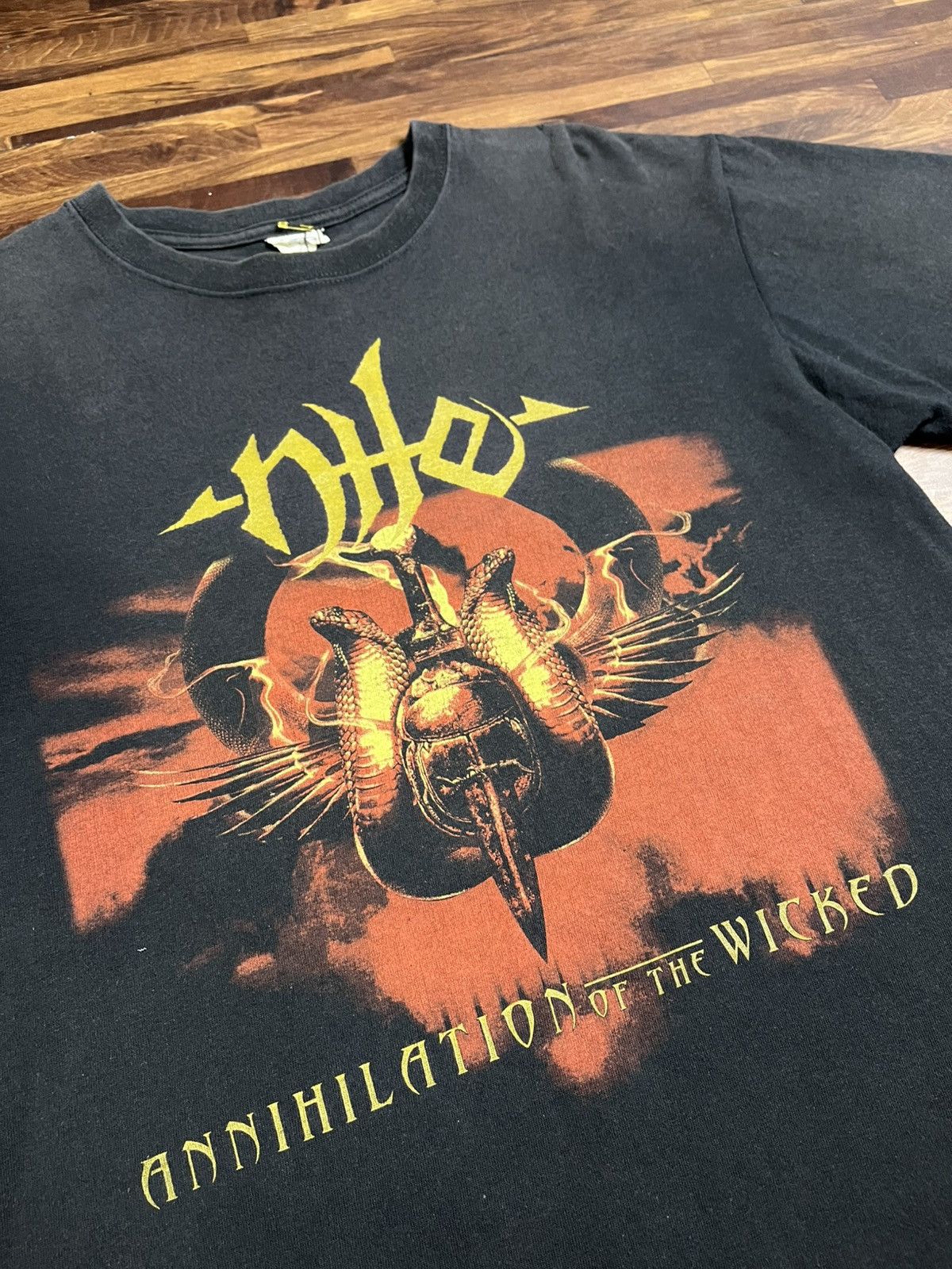 Band Tees Nile - Annihilation Of The Wicked T-Shirt NEU & OFFICIAL! Size US M / EU 48-50 / 2 - 3 Thumbnail