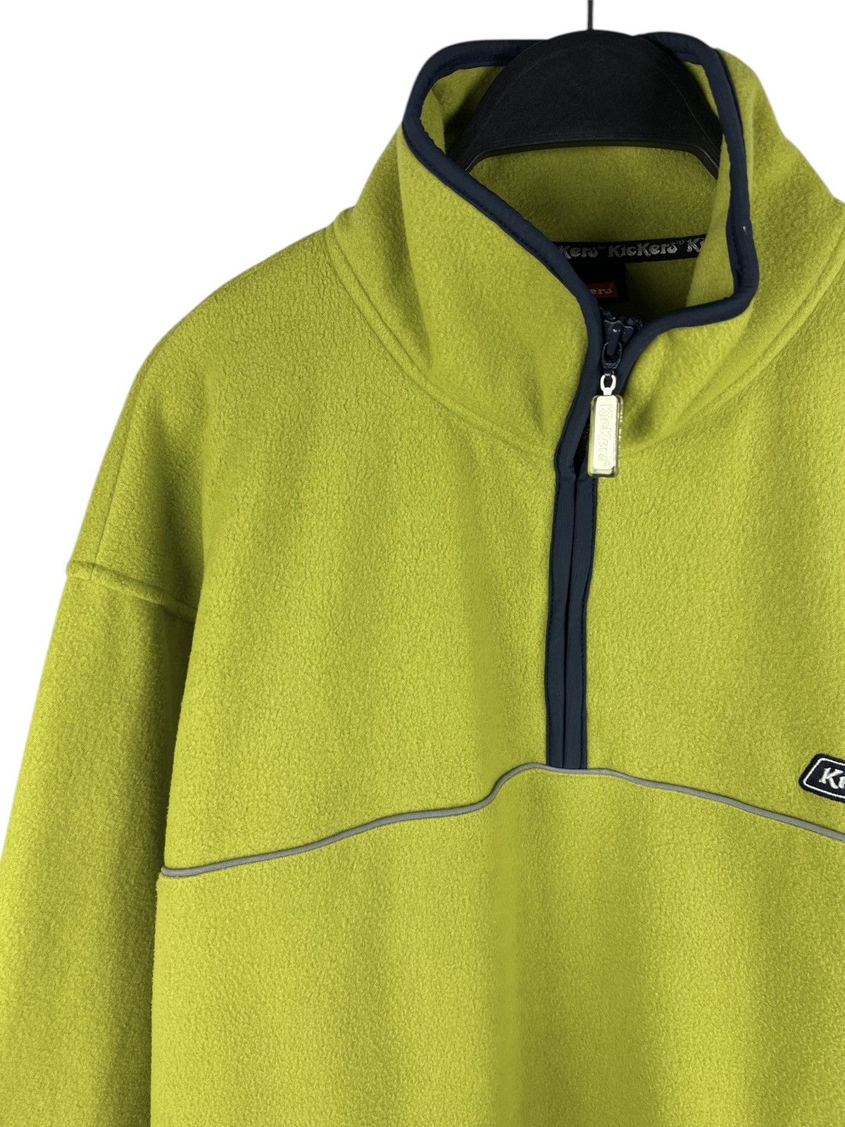 Kickers Vintage Y2K Kickers Baggy Fleece Pullover With Nylon Men’s M Size US M / EU 48-50 / 2 - 2 Thumbnail