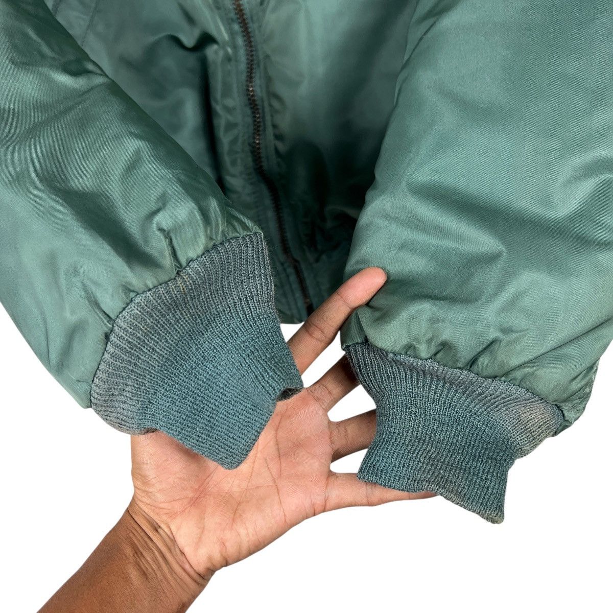 Alpha Industries 🔥 RARE RIOT ALPHA MA-1 US AIR FORCE SATIN BOMBER JACKET Size US M / EU 48-50 / 2 - 7 Thumbnail