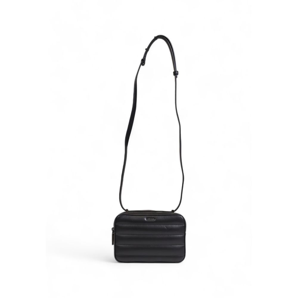 Calvin Klein Black Recycled Polyester Women's Handbag Size ONE SIZE - 1 Thumbnail