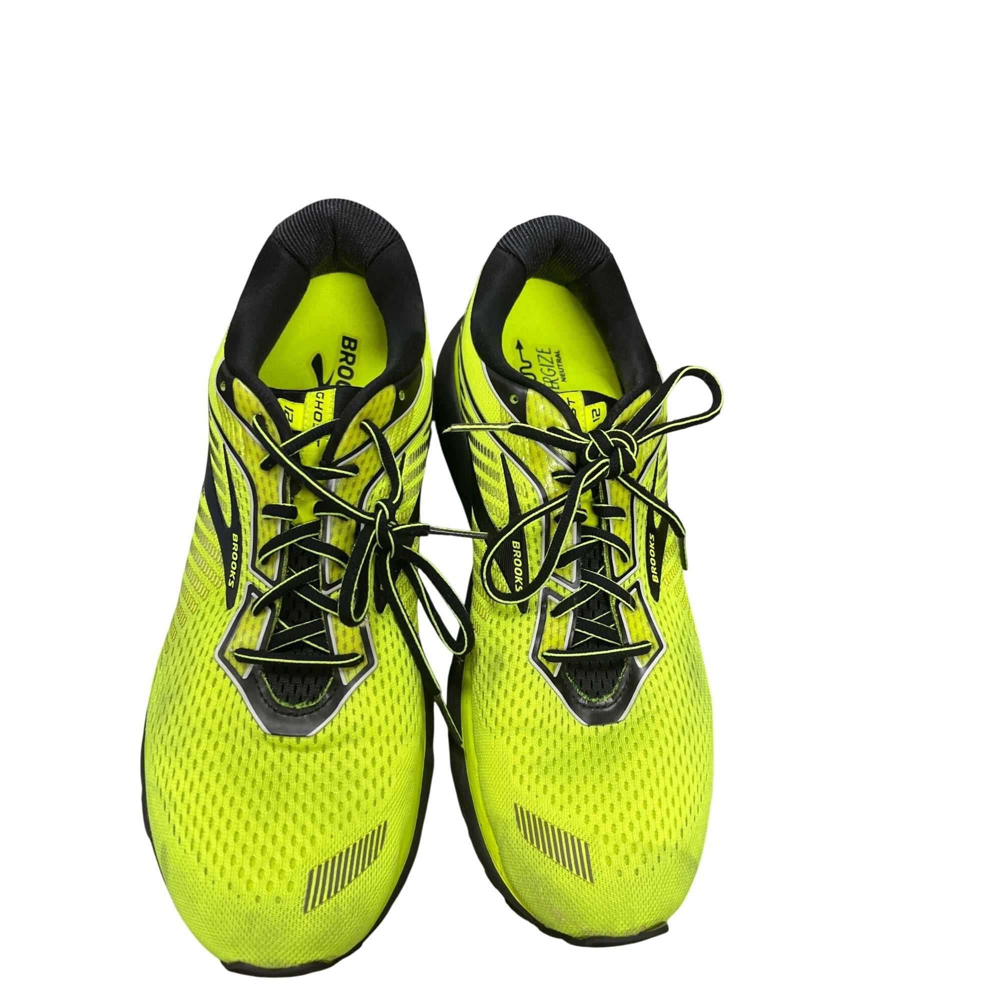 Brooks Brooks Ghost 12 mens yellow black walking running LT sneaker Size US 13 / EU 46 - 19 Thumbnail