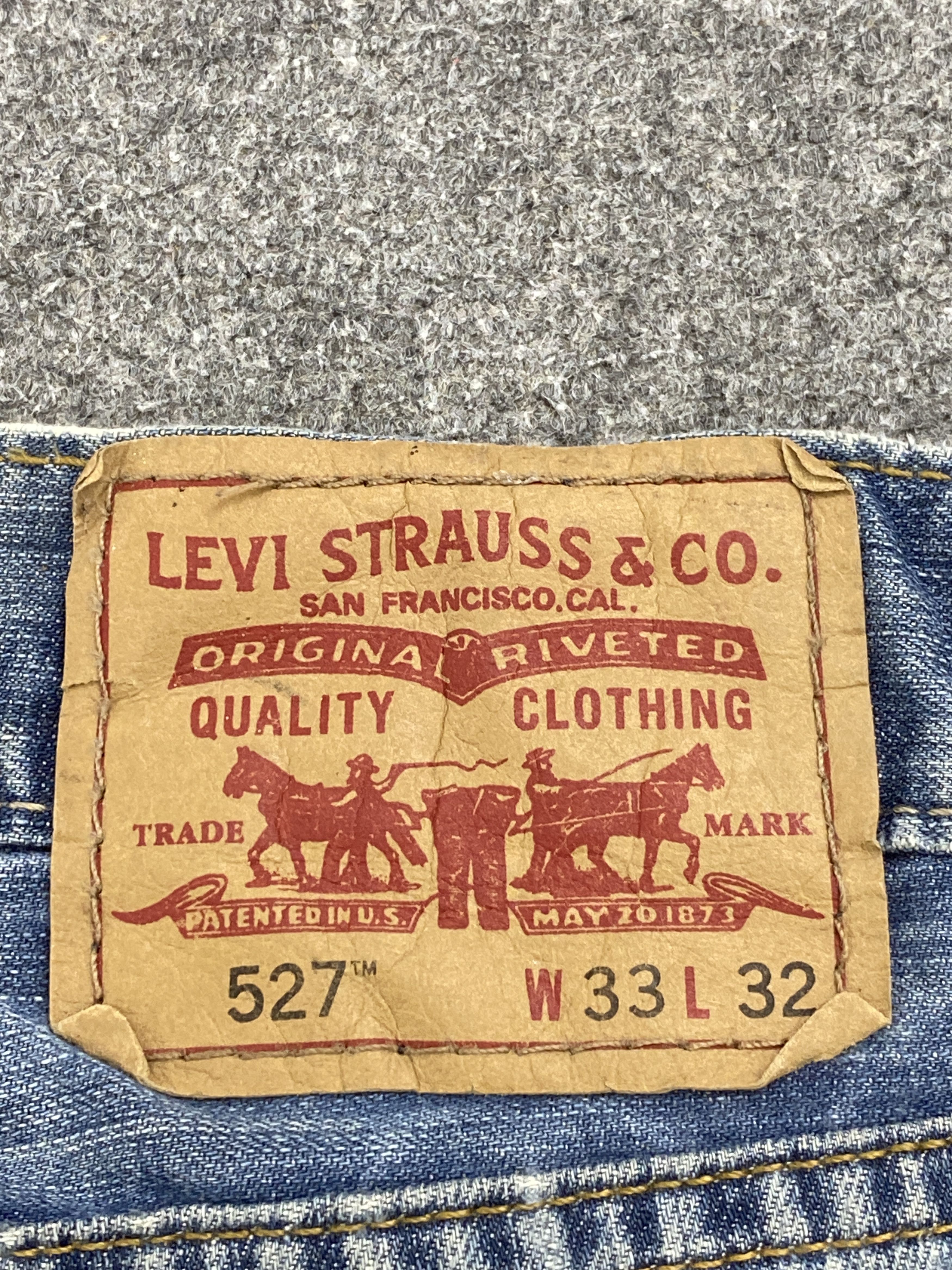 Levi's × Vintage Vintage Levi's 527 Flared Bootcut Jeans Size US 34 / EU 50 - 5 Thumbnail